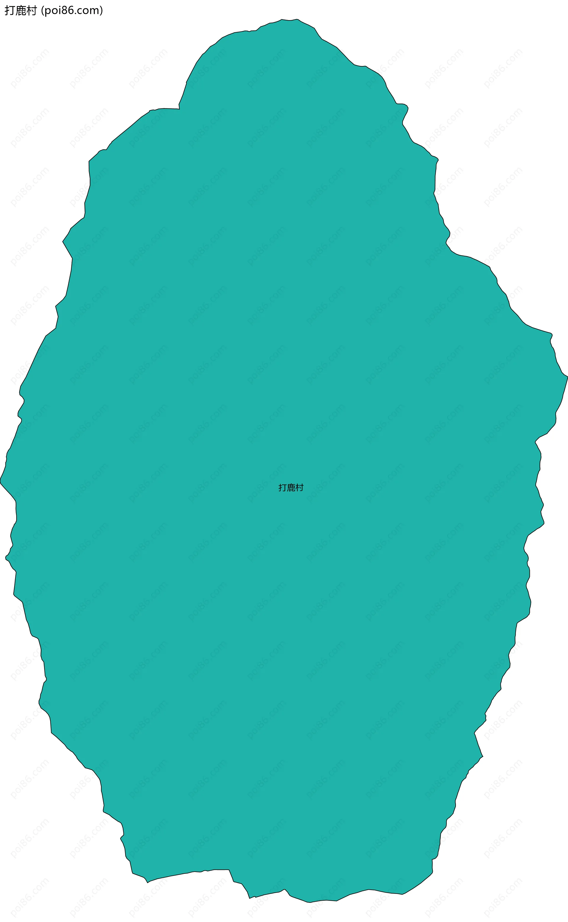 打鹿村边界地图