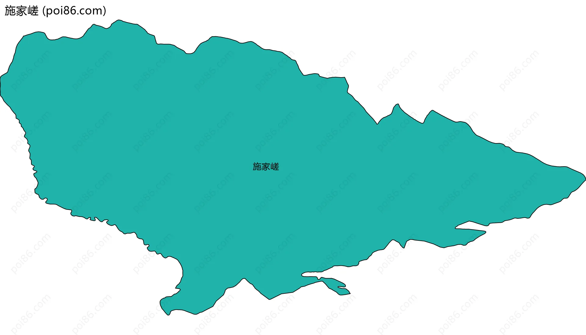 施家嵯边界地图