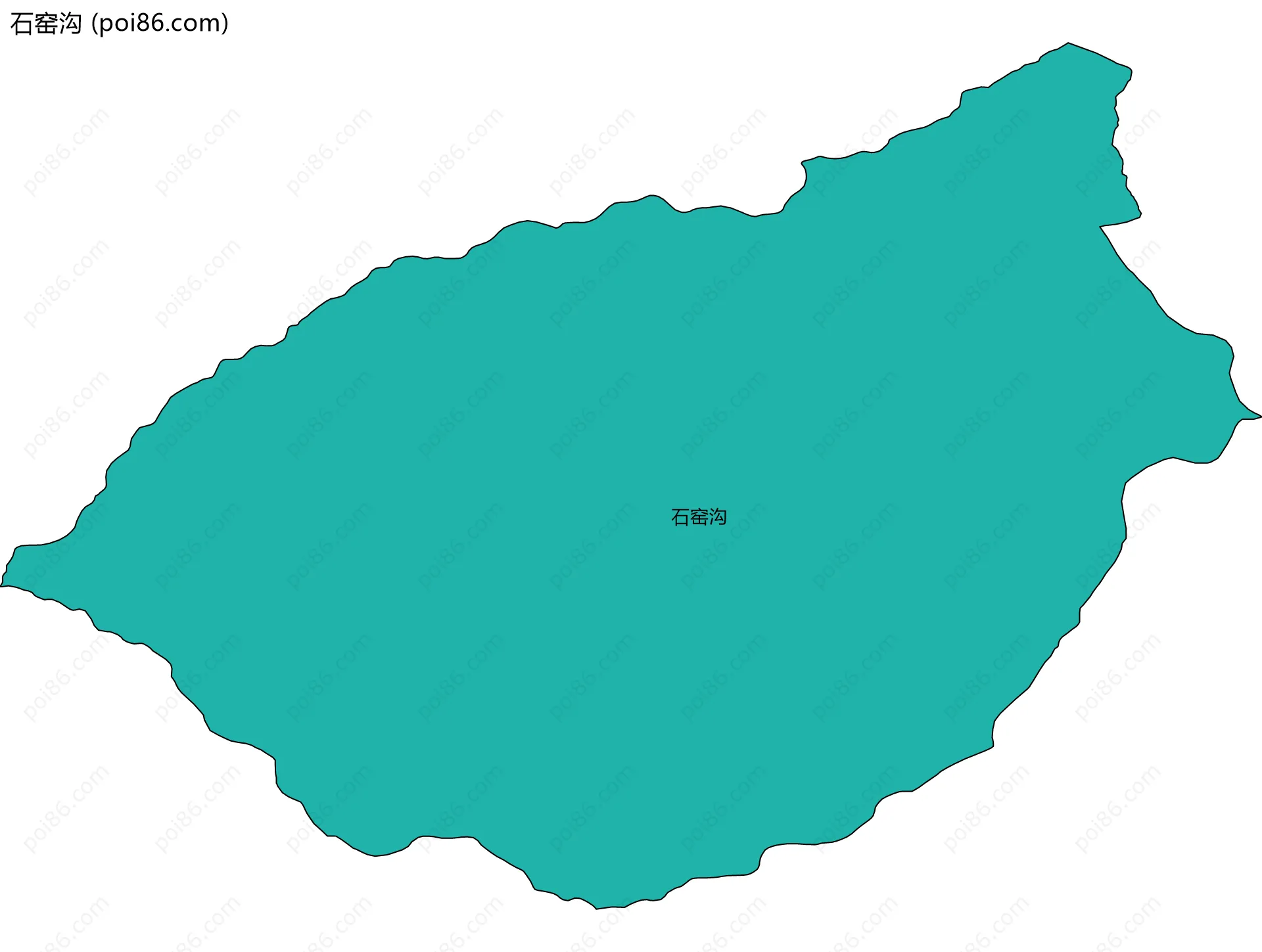 石窑沟边界地图