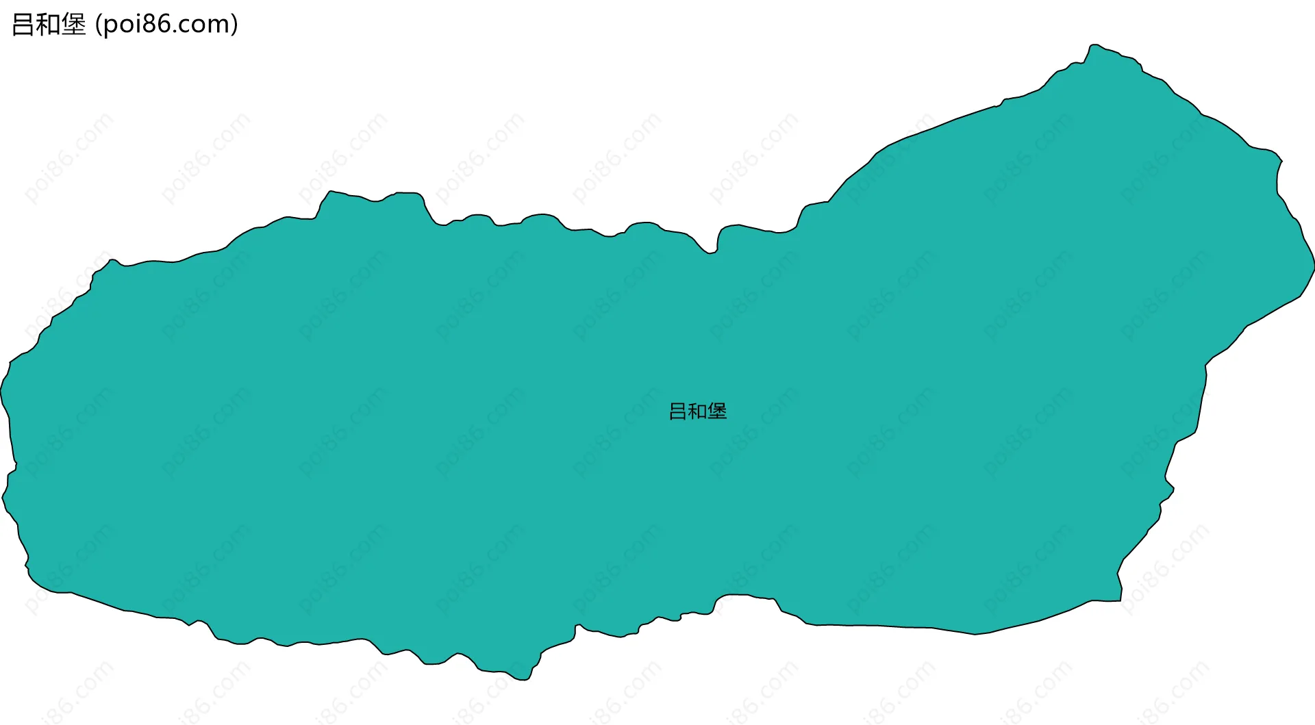 吕和堡边界地图