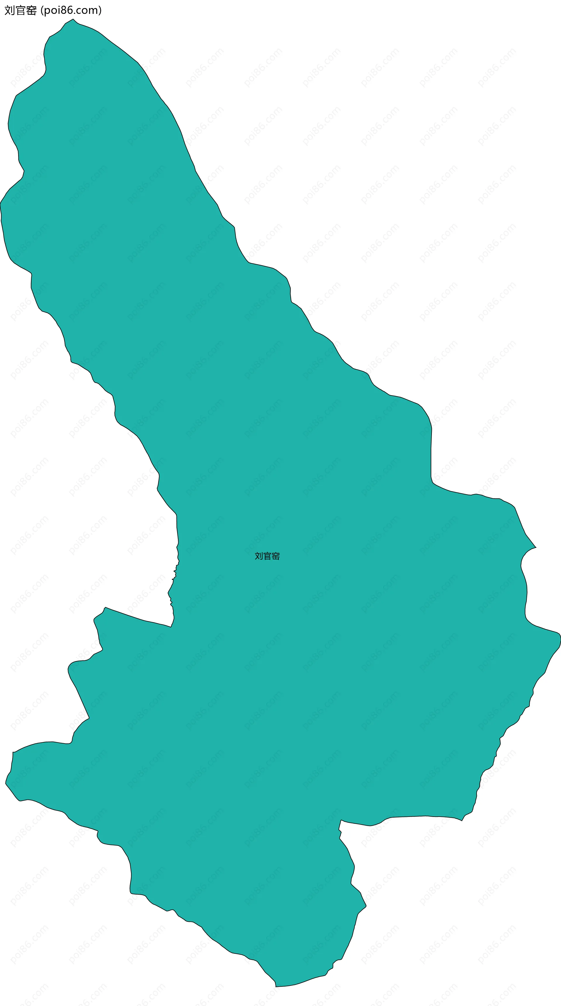 刘官窑边界地图