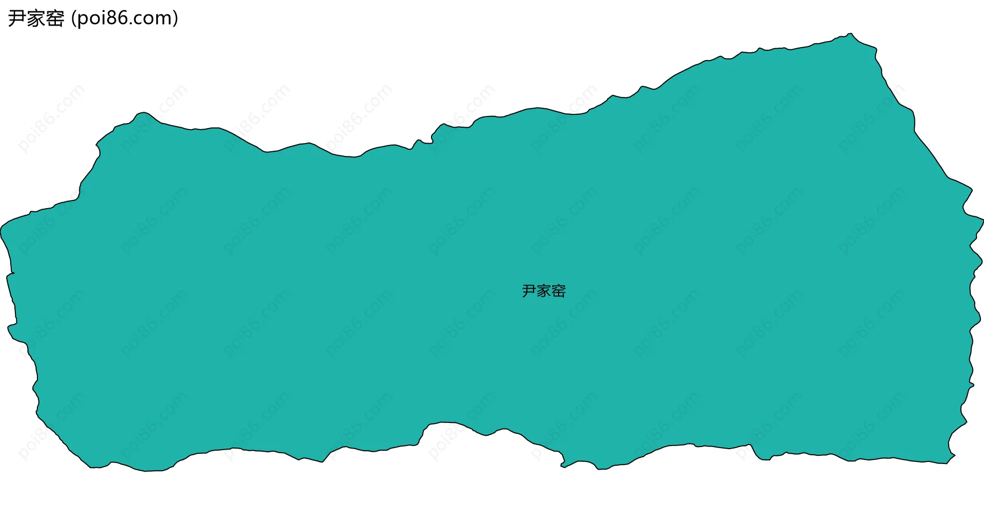 尹家窑边界地图