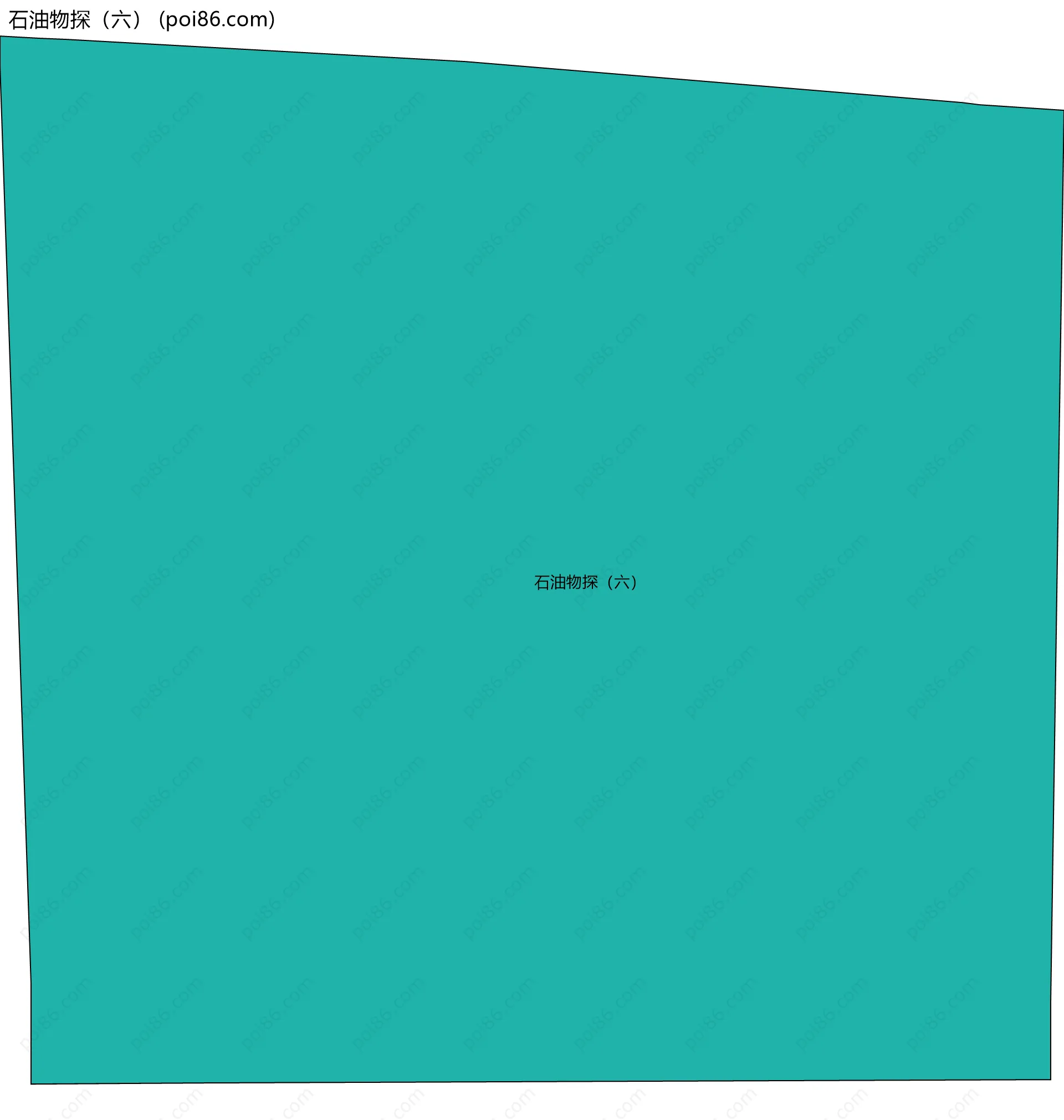 石油物探（六）边界地图