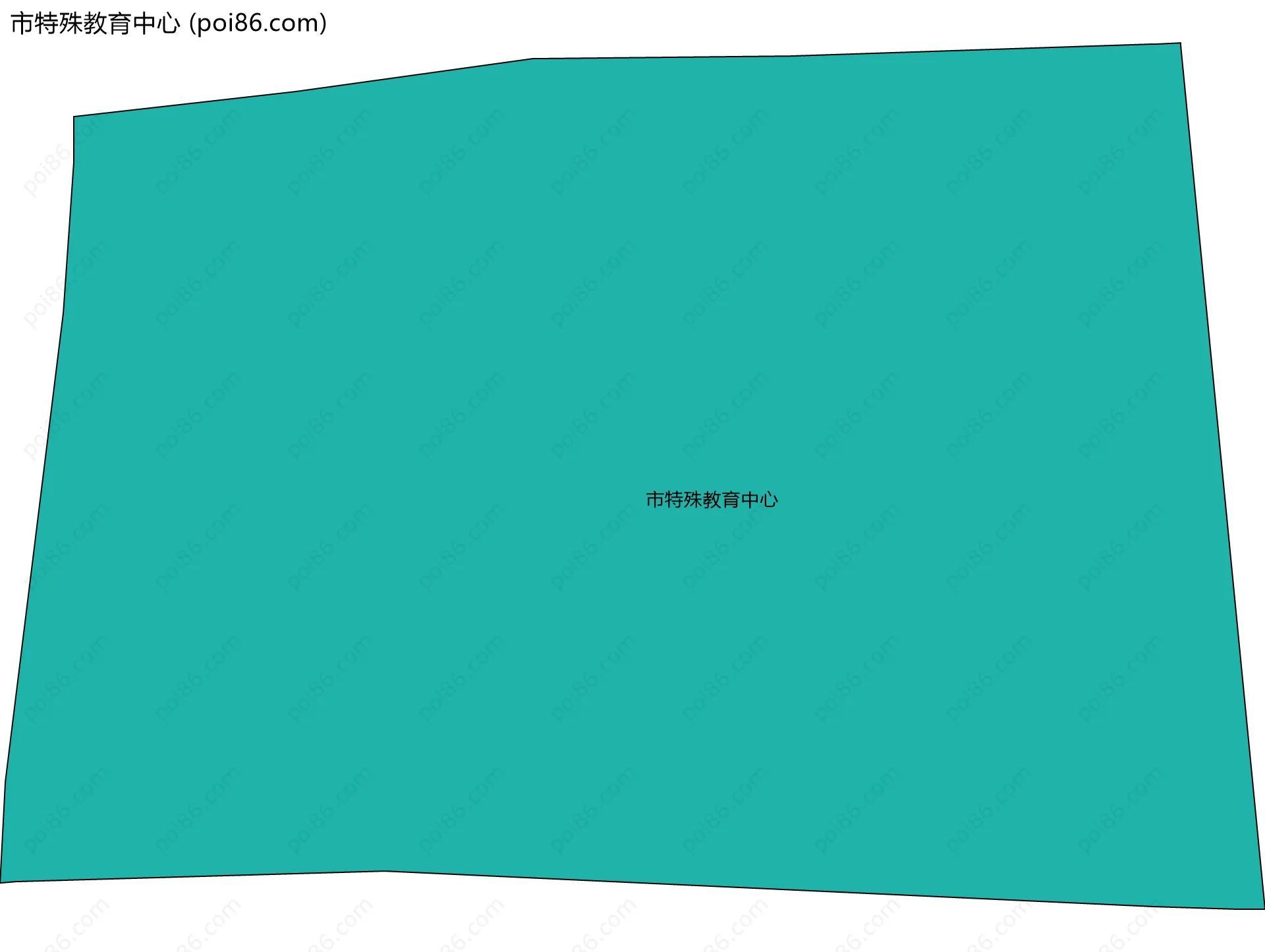 市特殊教育中心边界地图
