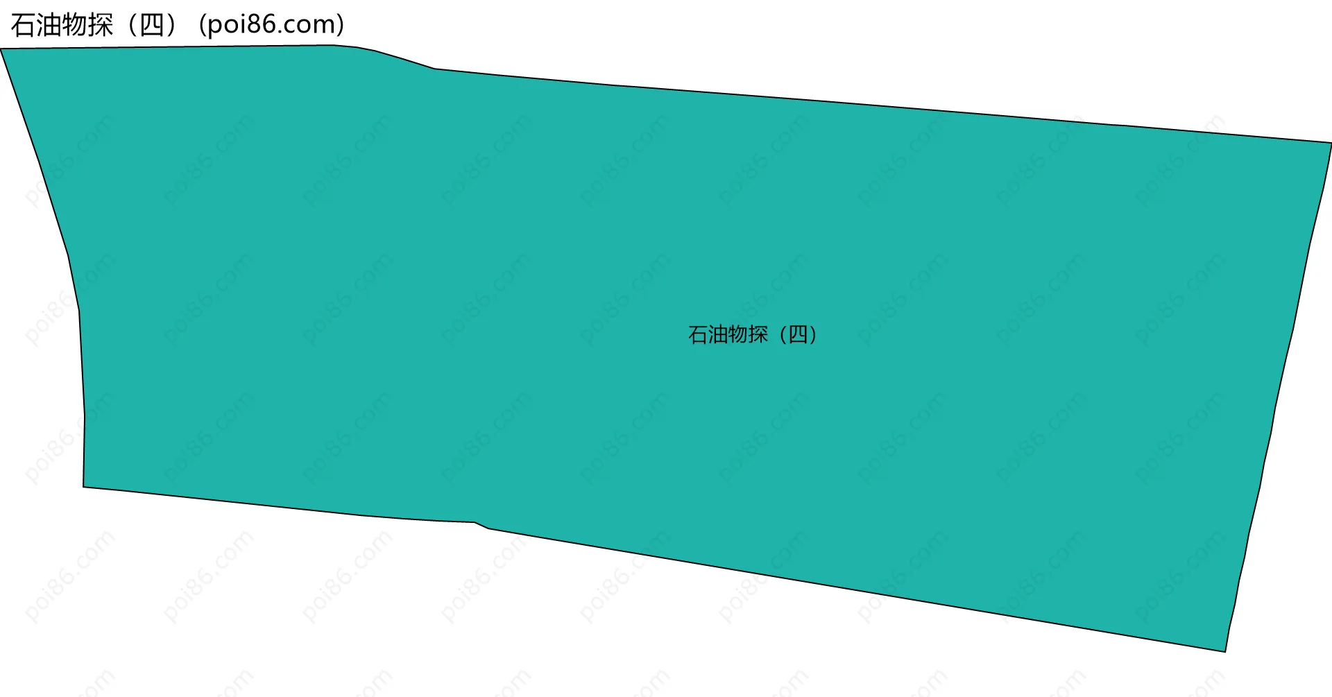 石油物探（四）边界地图