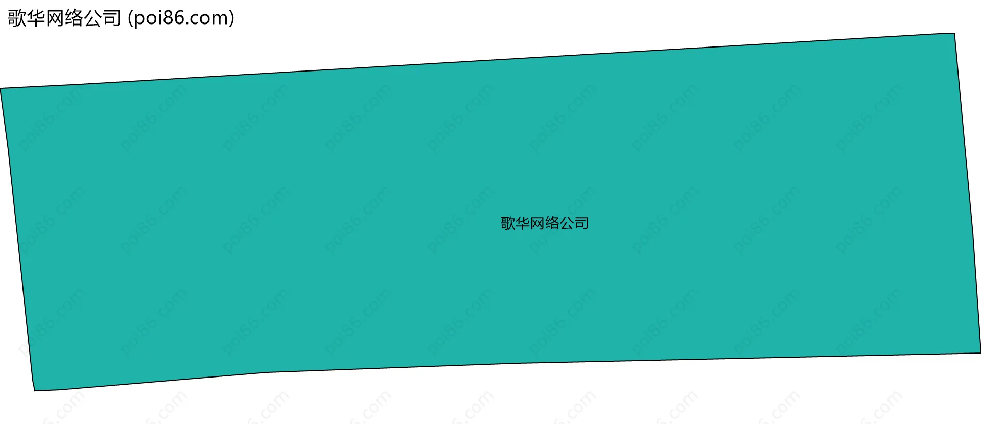 歌华网络公司边界地图