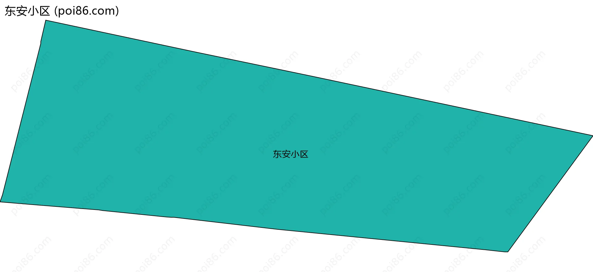 东安小区边界地图