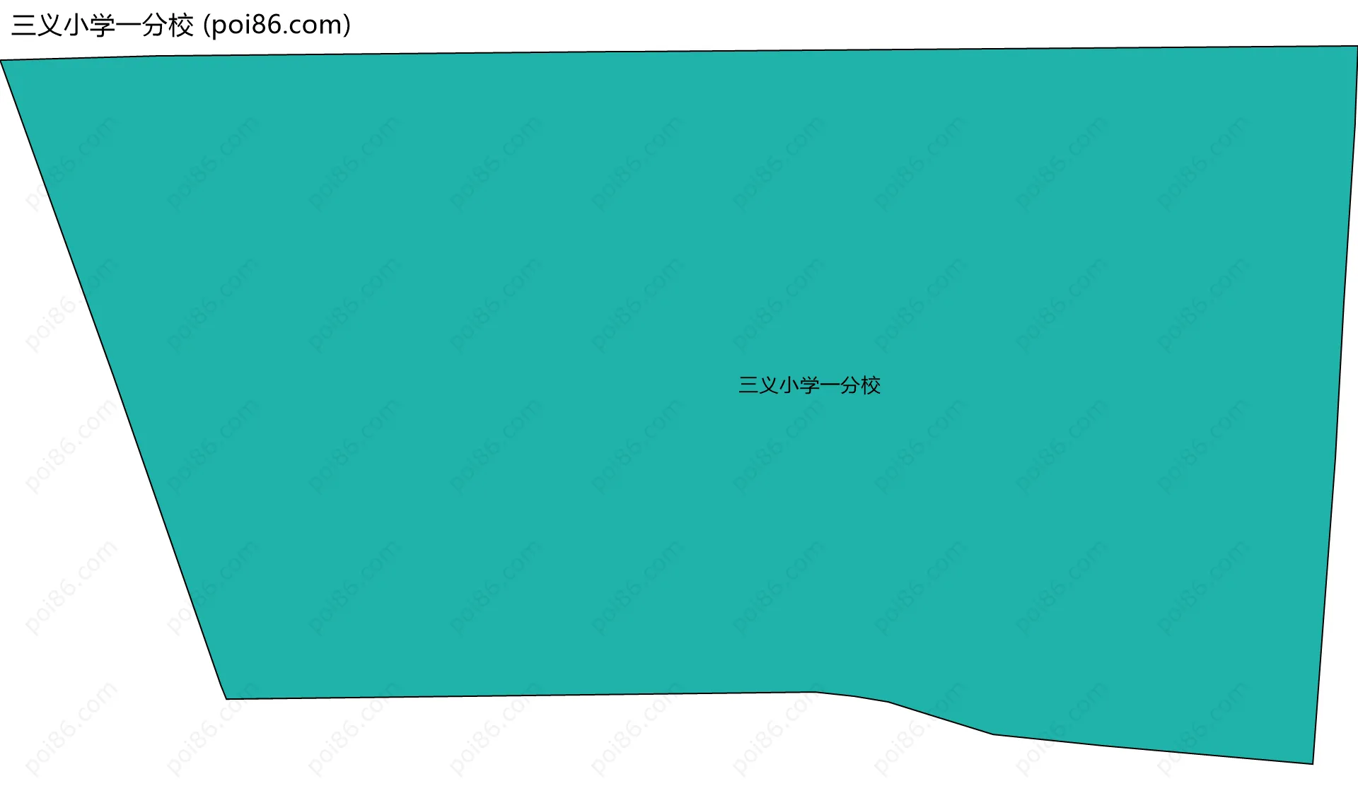 三义小学一分校边界地图