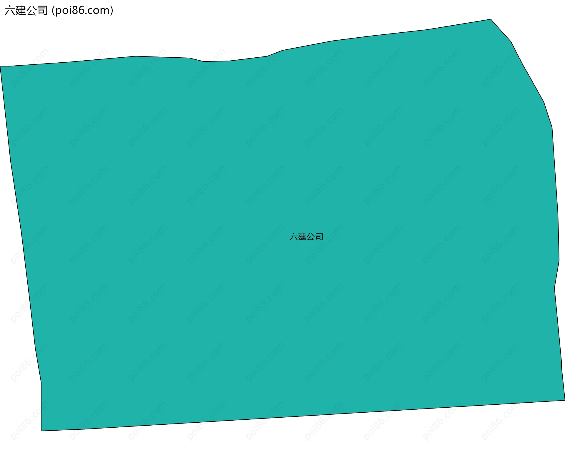 六建公司边界地图