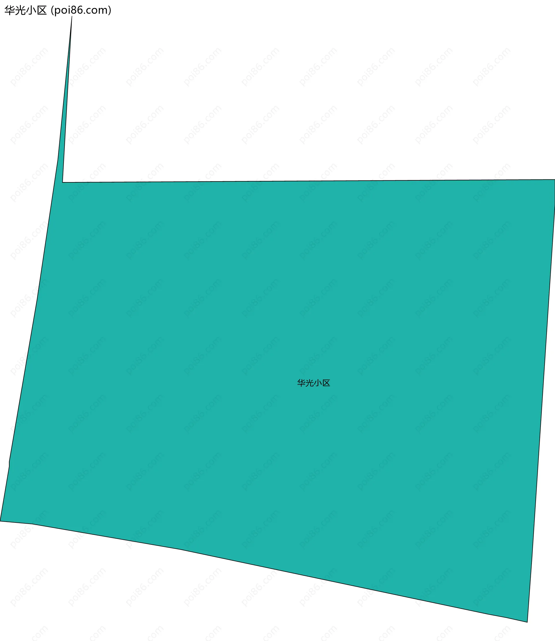 华光小区边界地图