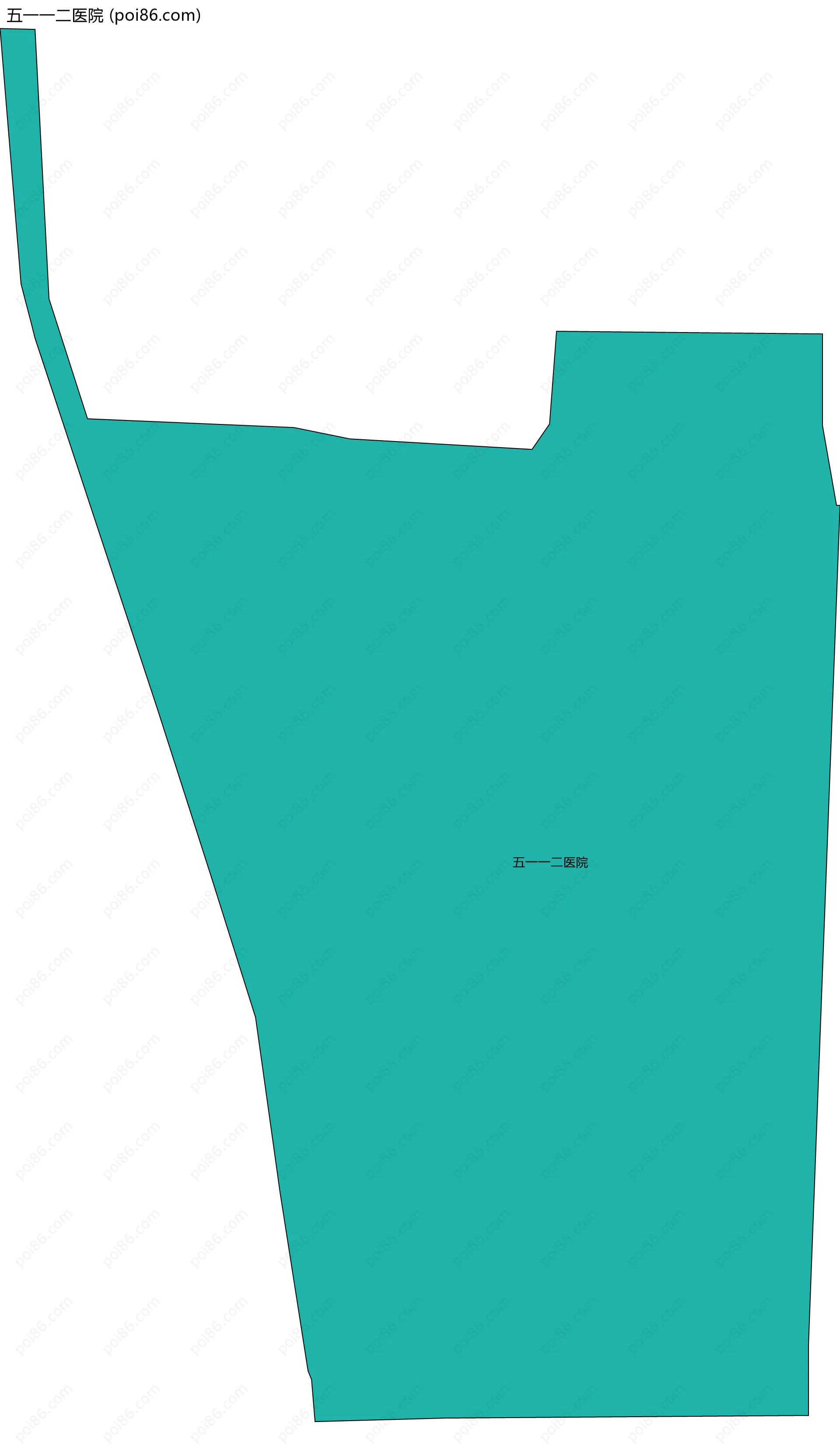 五一一二医院边界地图