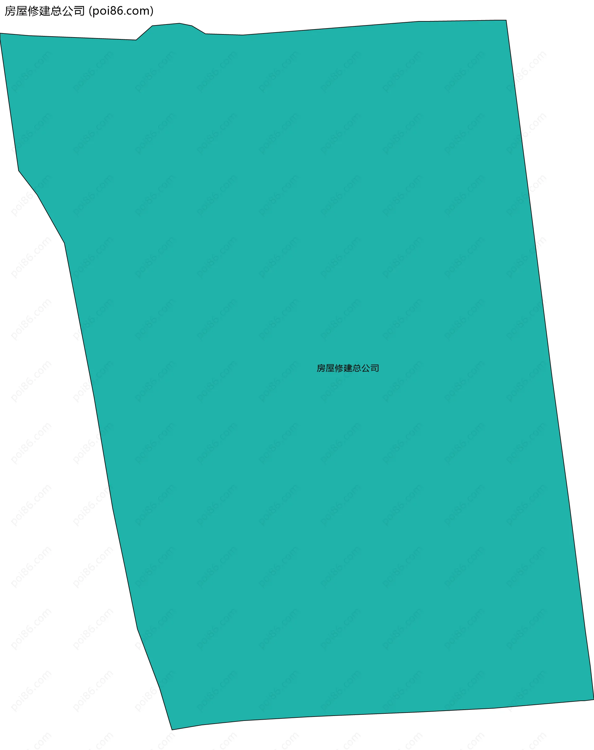 房屋修建总公司边界地图