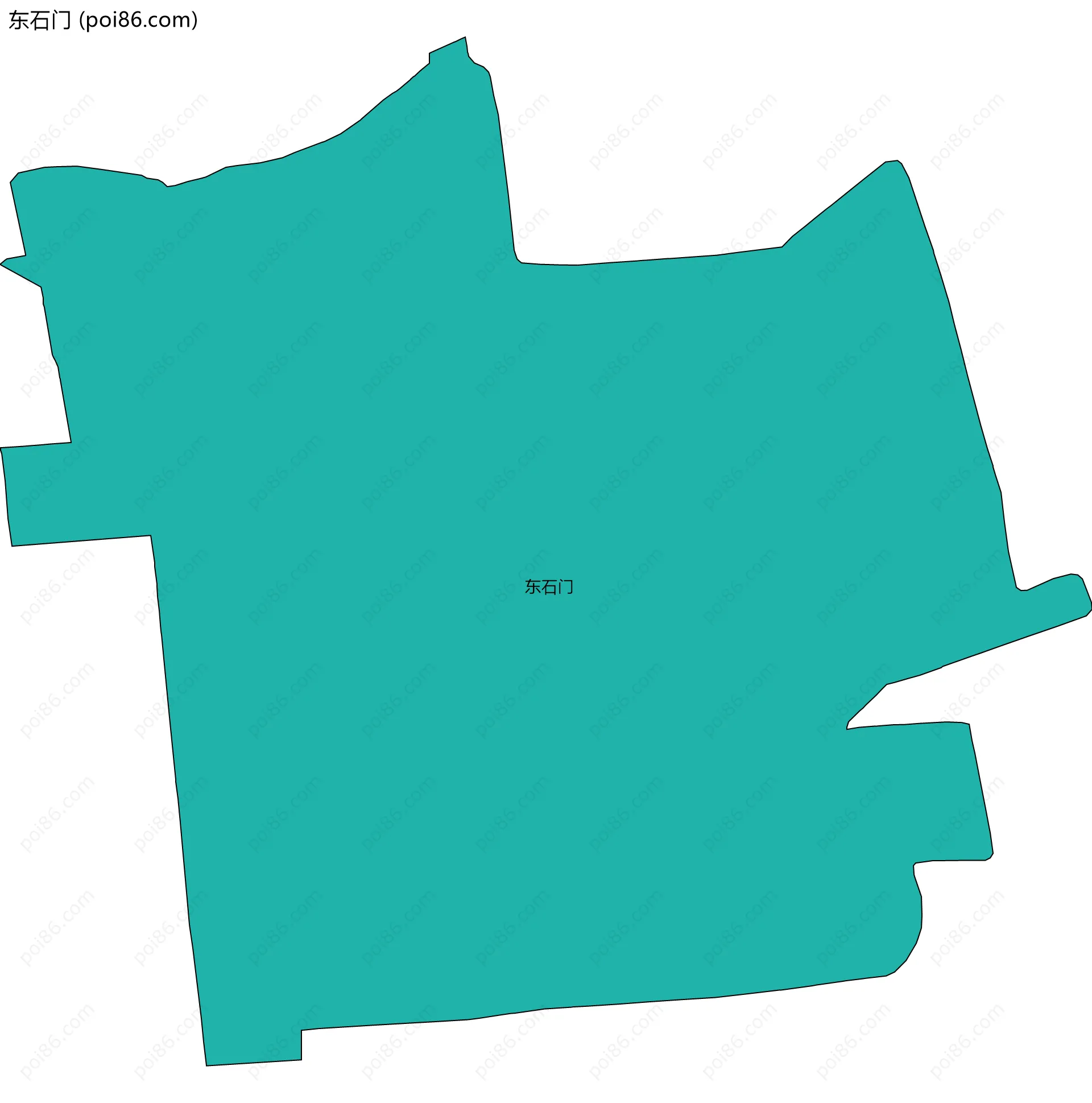 东石门边界地图