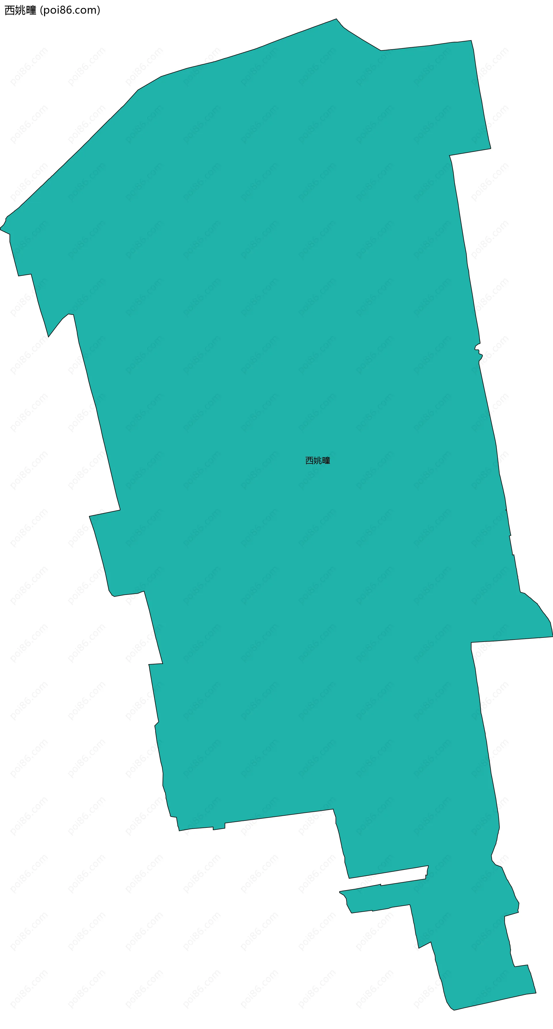 西姚疃边界地图