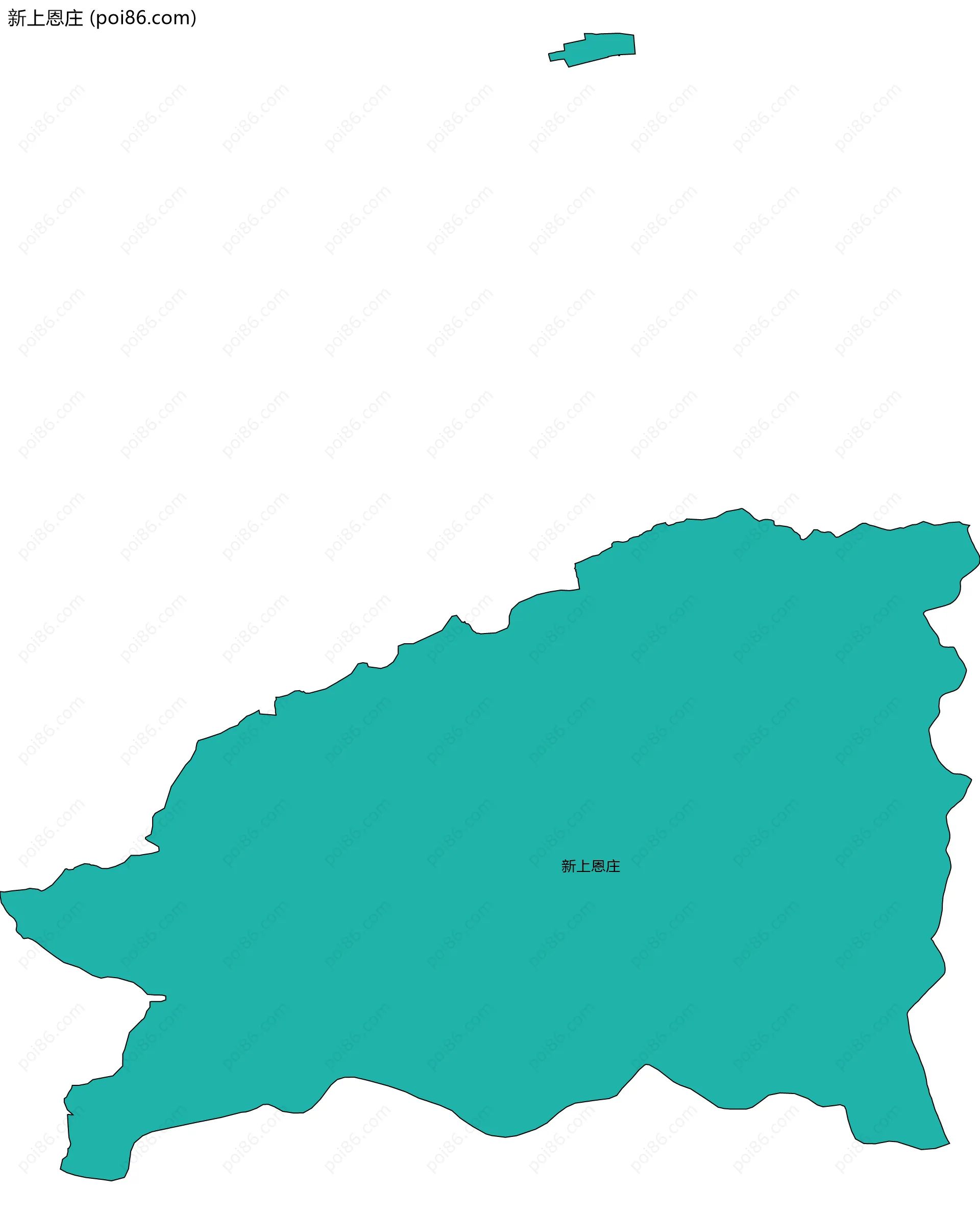 新上恩庄边界地图