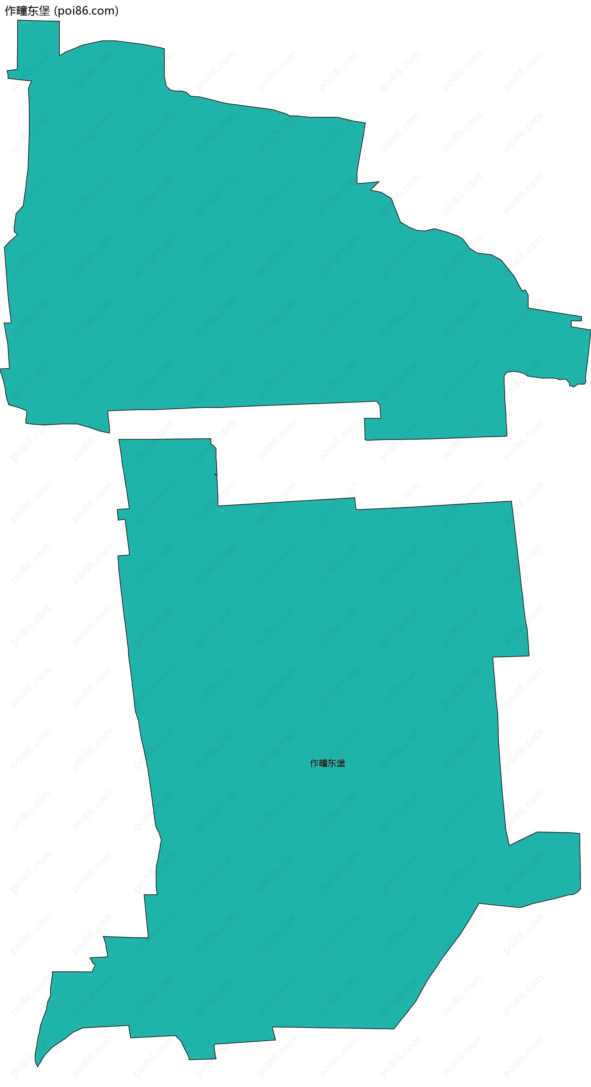 作疃东堡边界地图