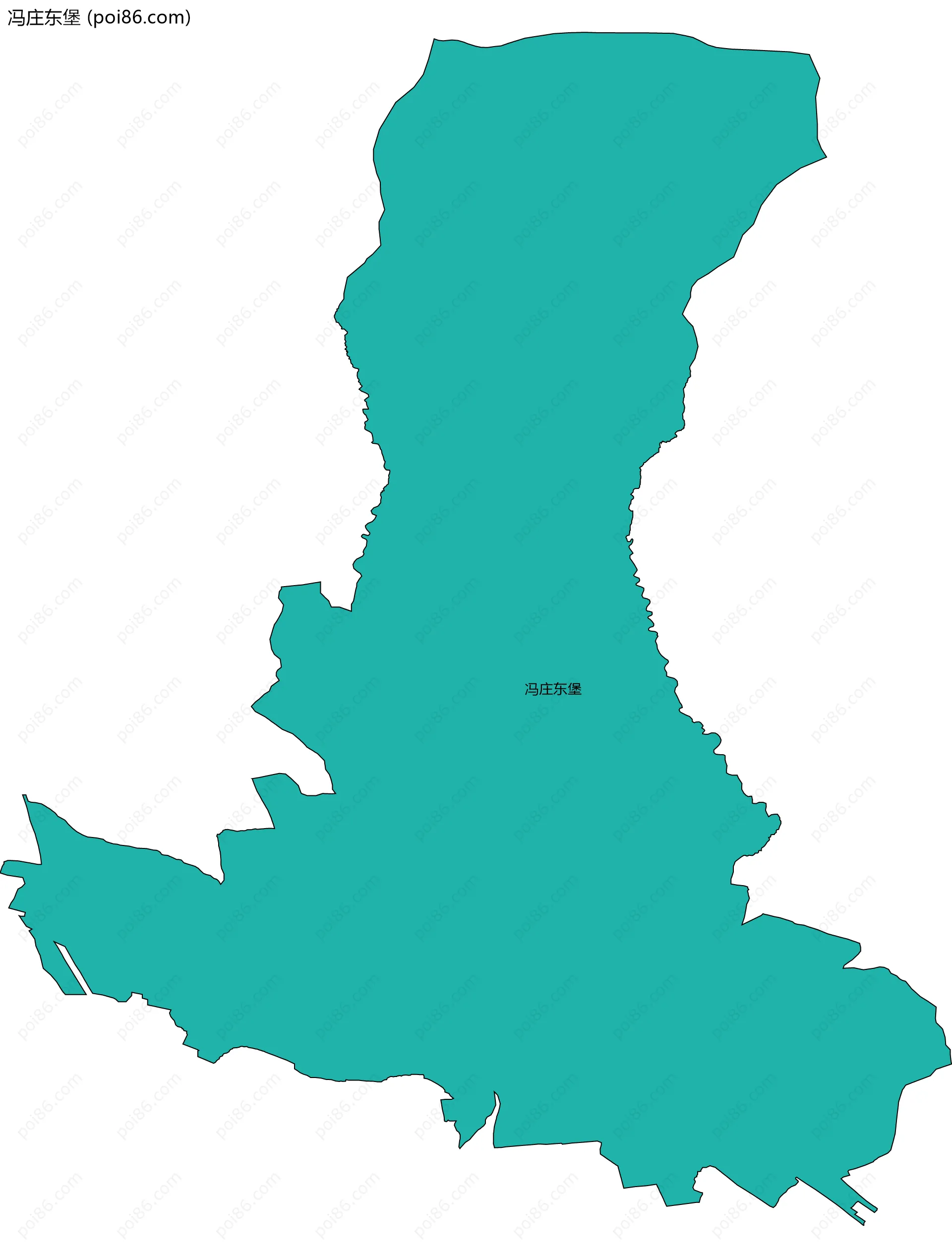 冯庄东堡边界地图