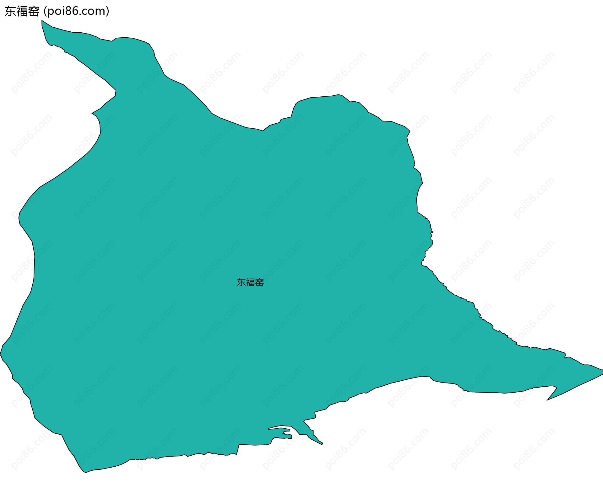 东福窑边界地图
