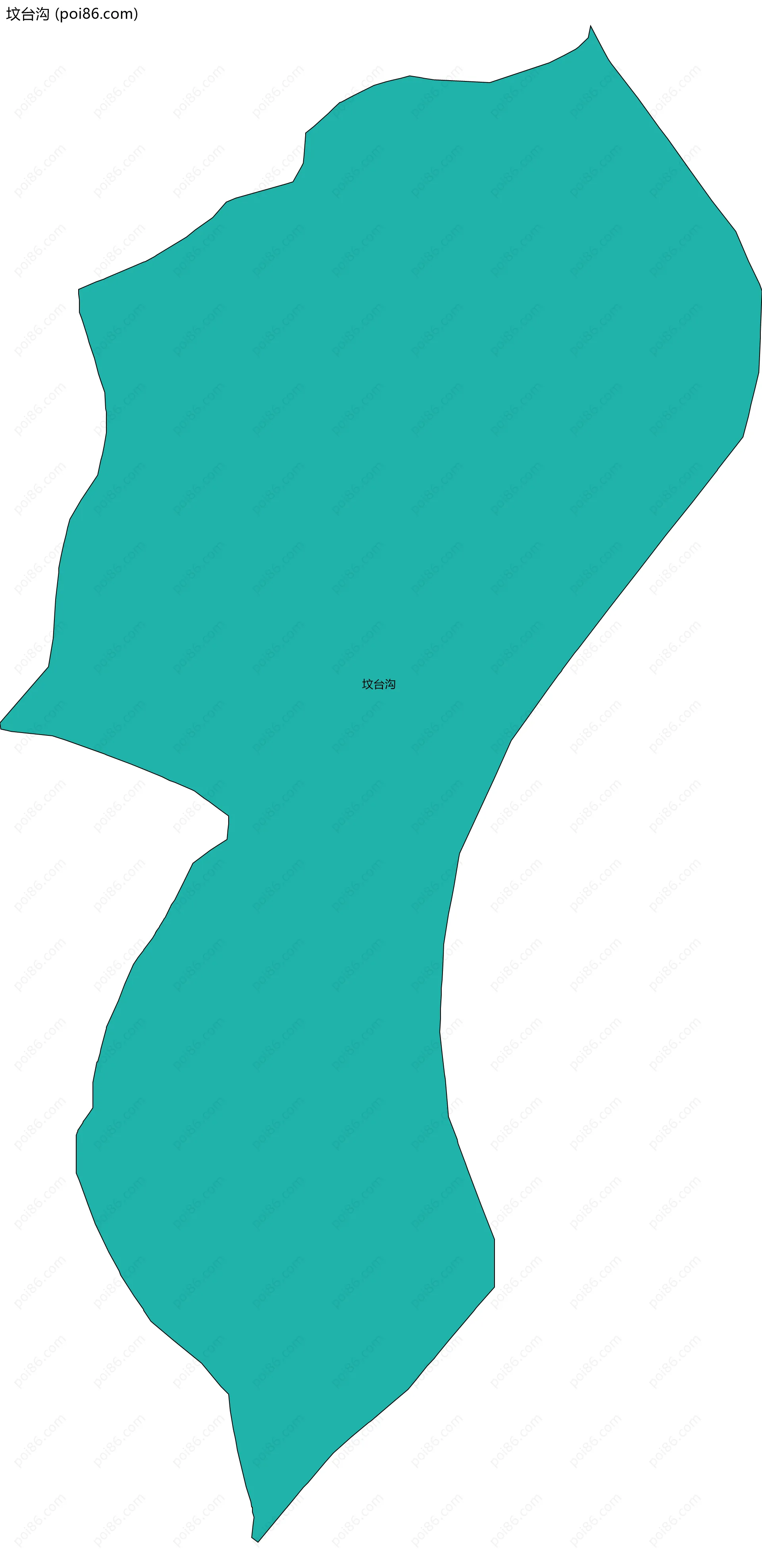 坟台沟边界地图