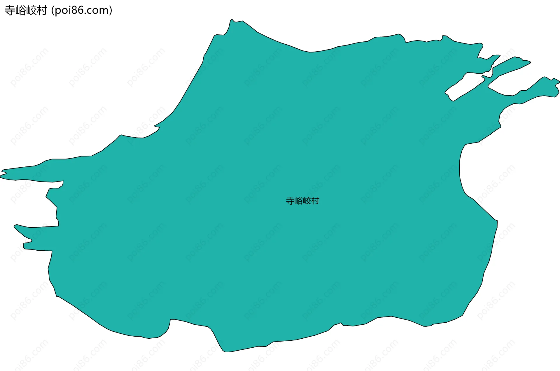 寺峪峧村边界地图