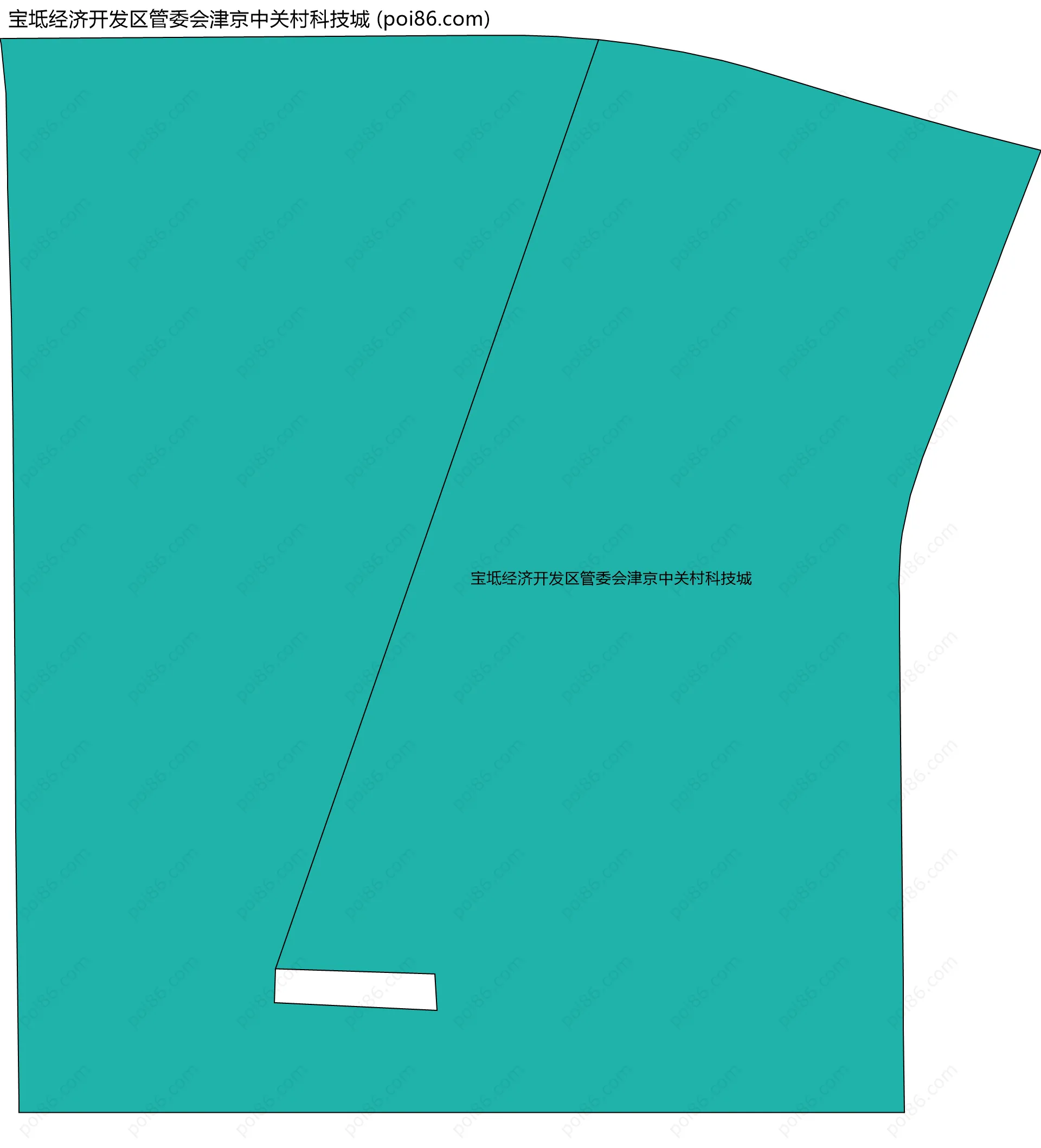 宝坻经济开发区管委会津京中关村科技城边界地图