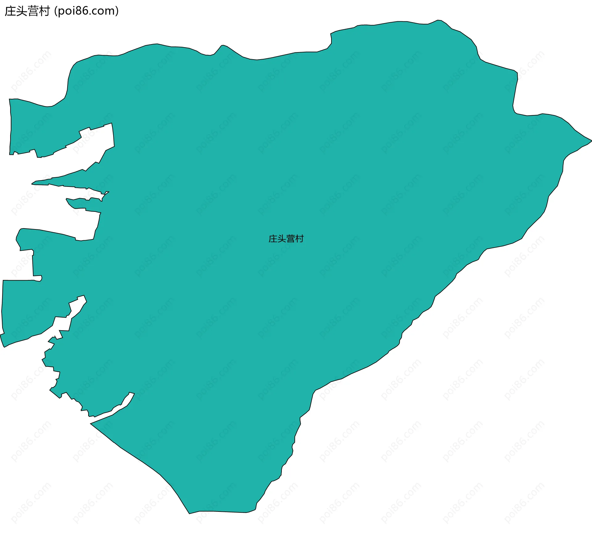 庄头营村边界地图