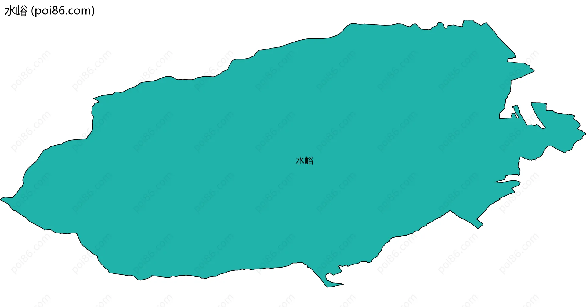 水峪边界地图