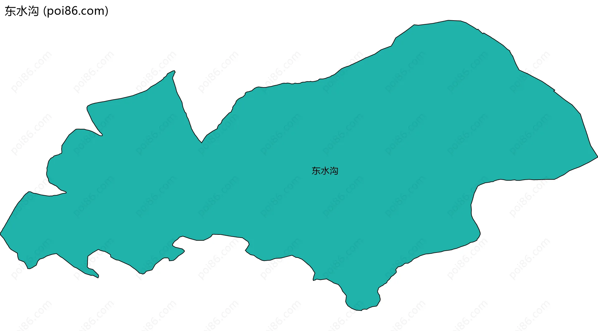 东水沟边界地图