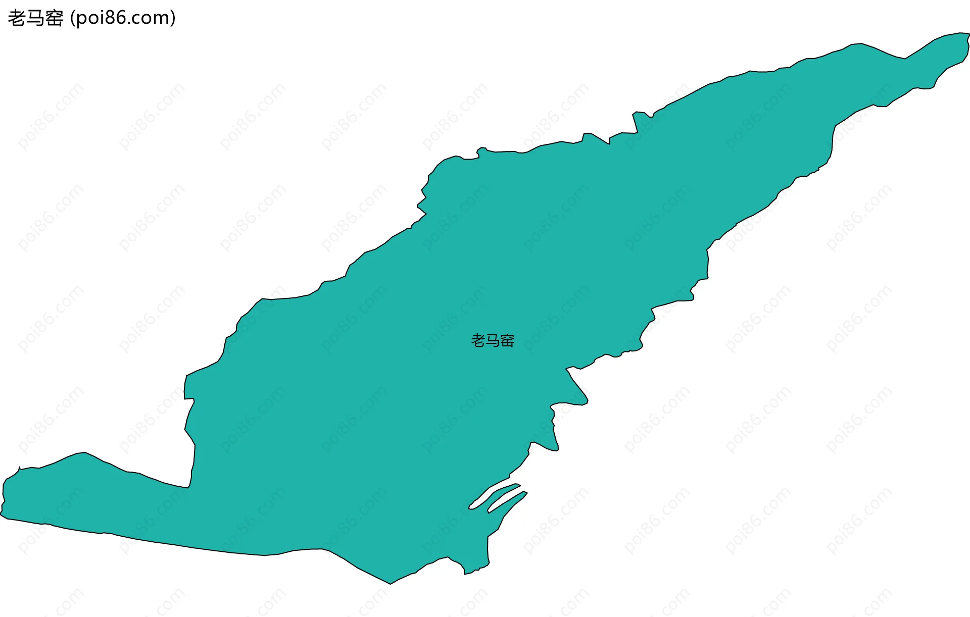 老马窑边界地图