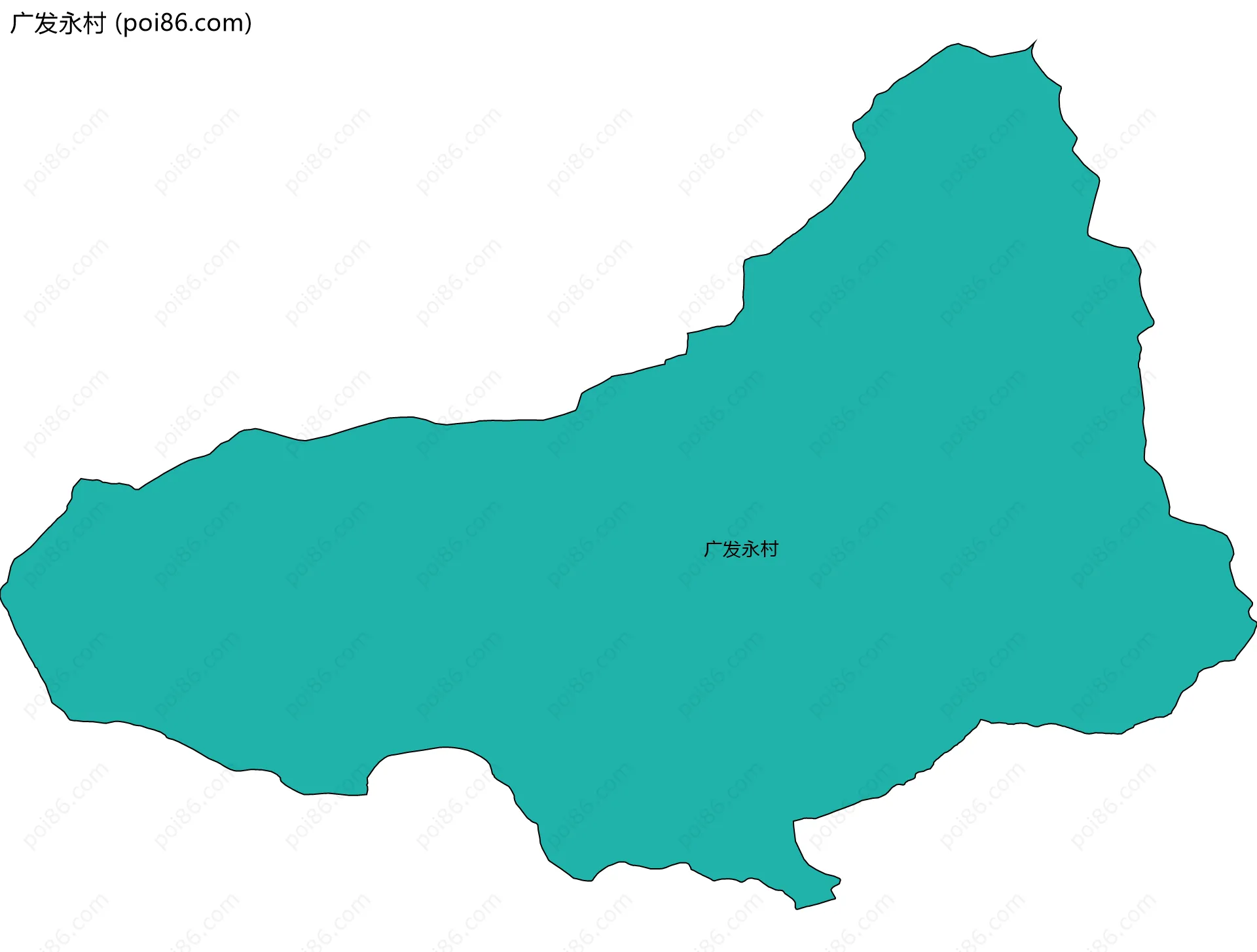 广发永村边界地图