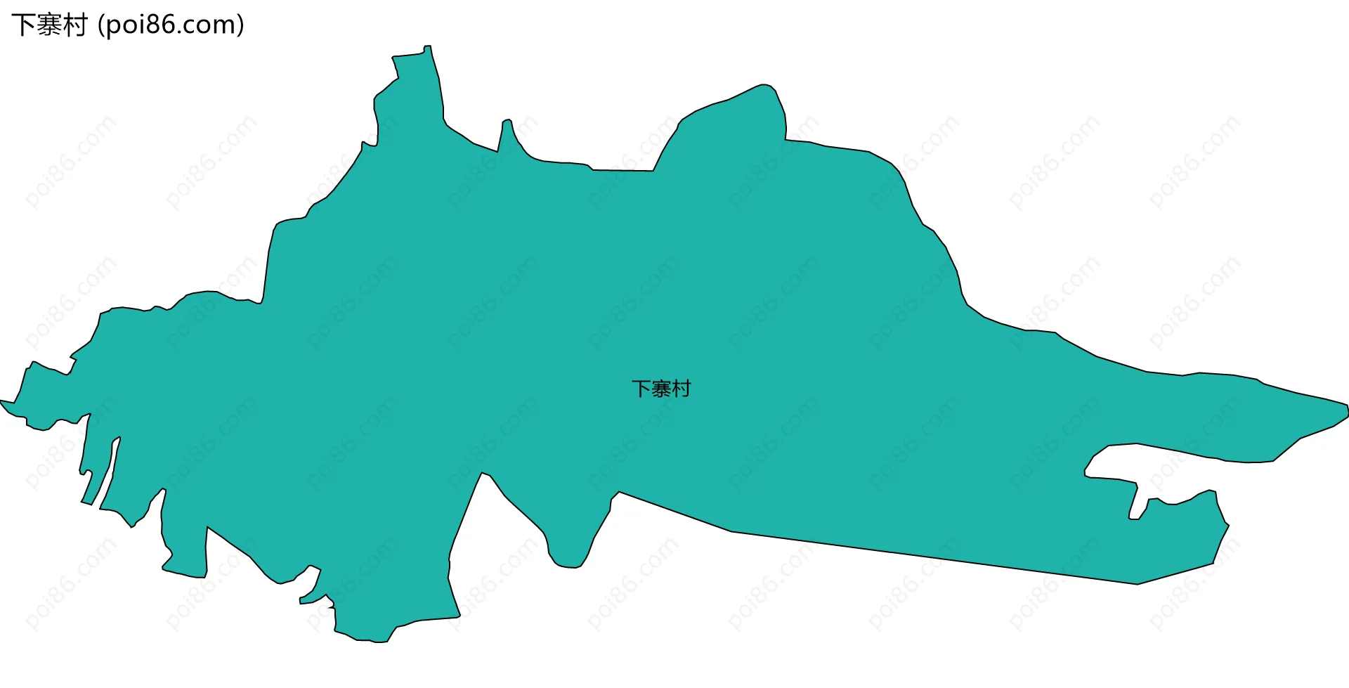 下寨村边界地图