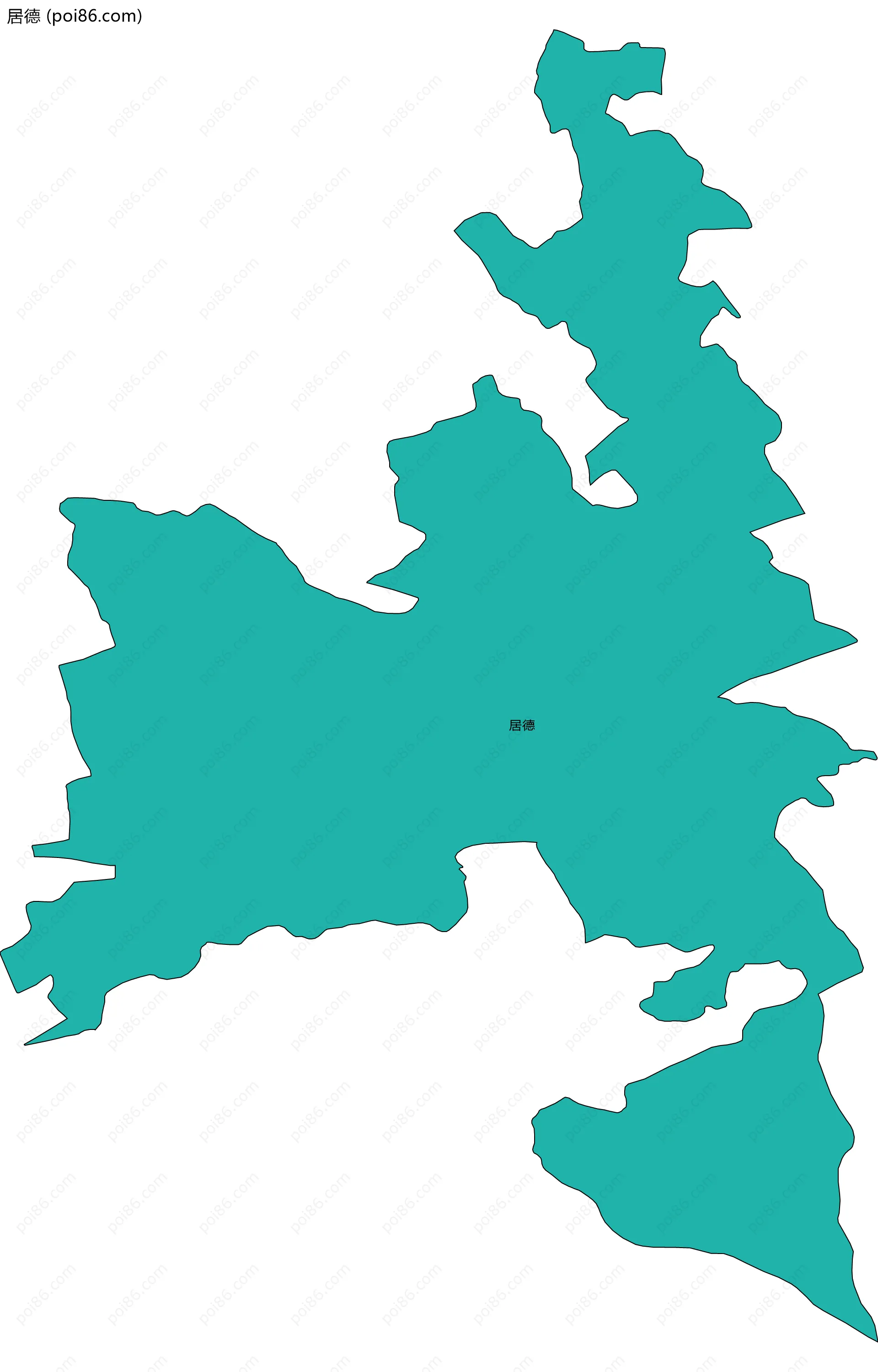 居德边界地图