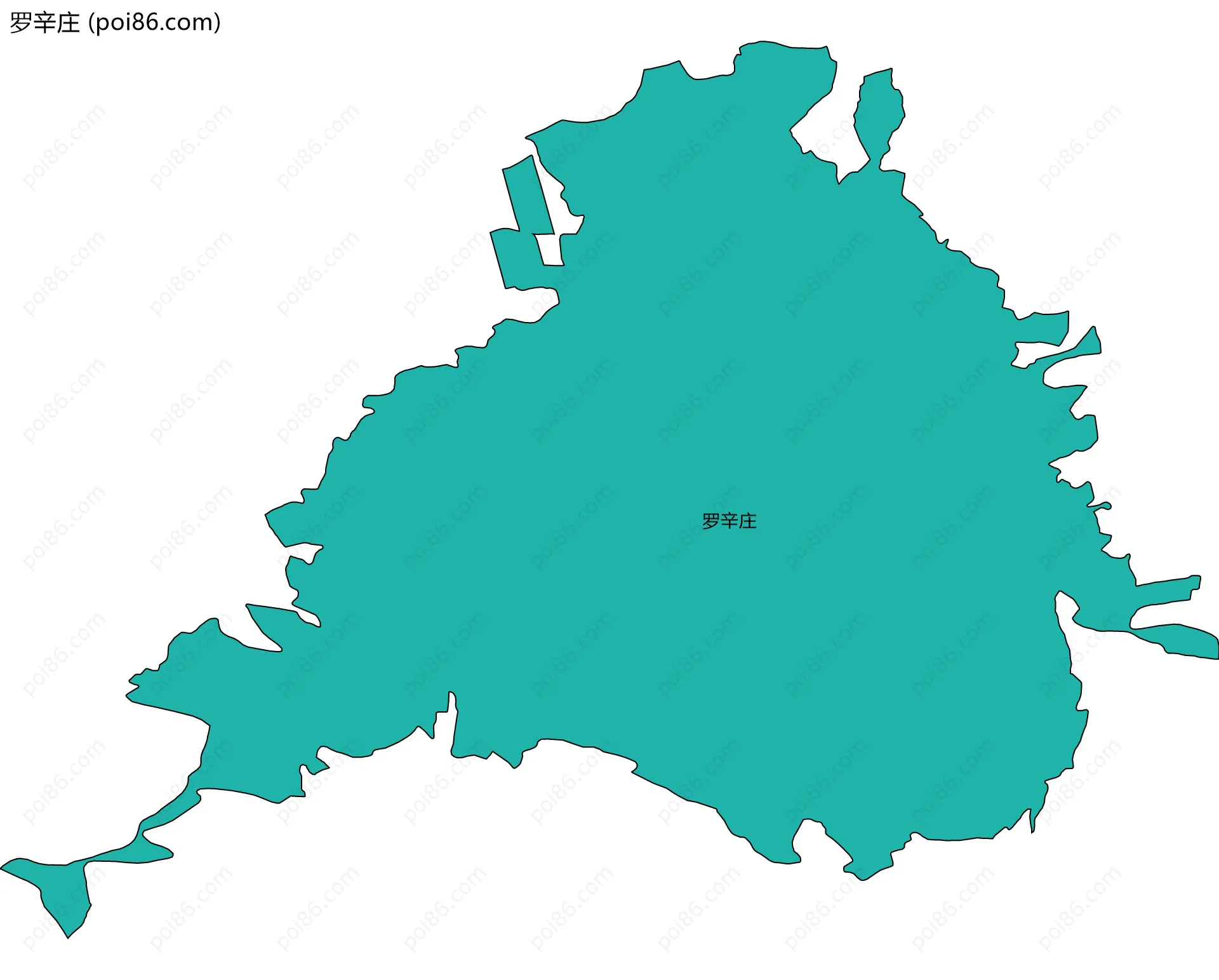 罗辛庄边界地图