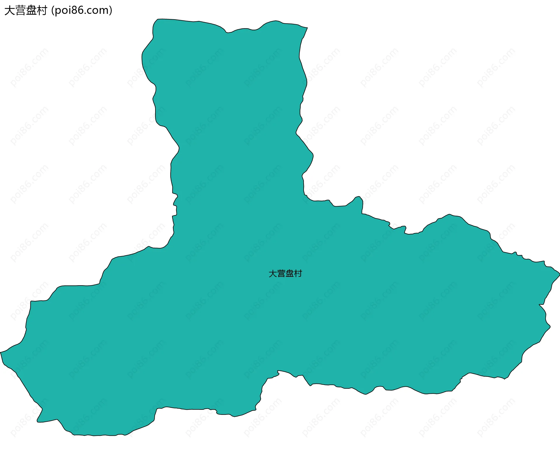 大营盘村边界地图