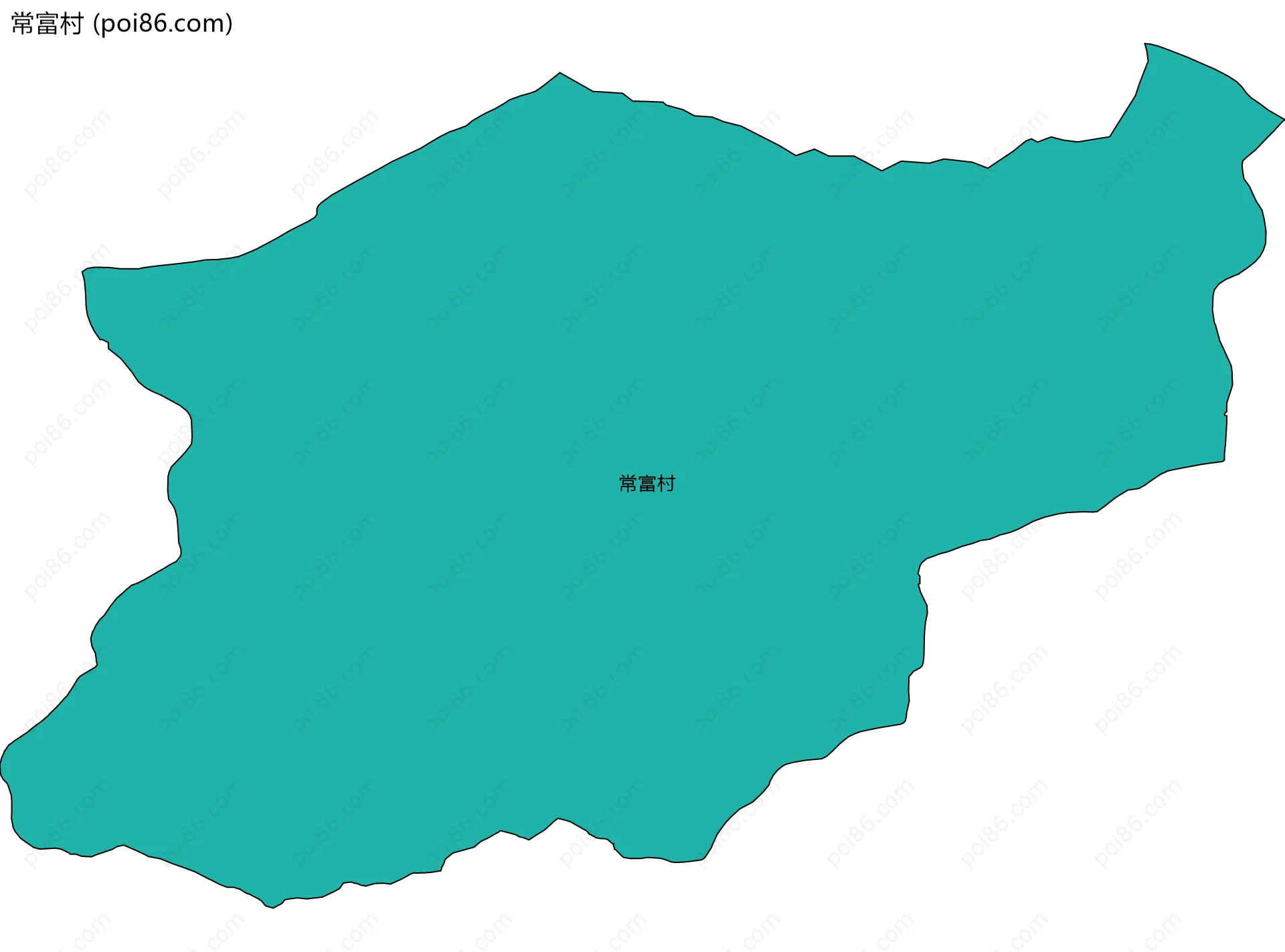 常富村边界地图