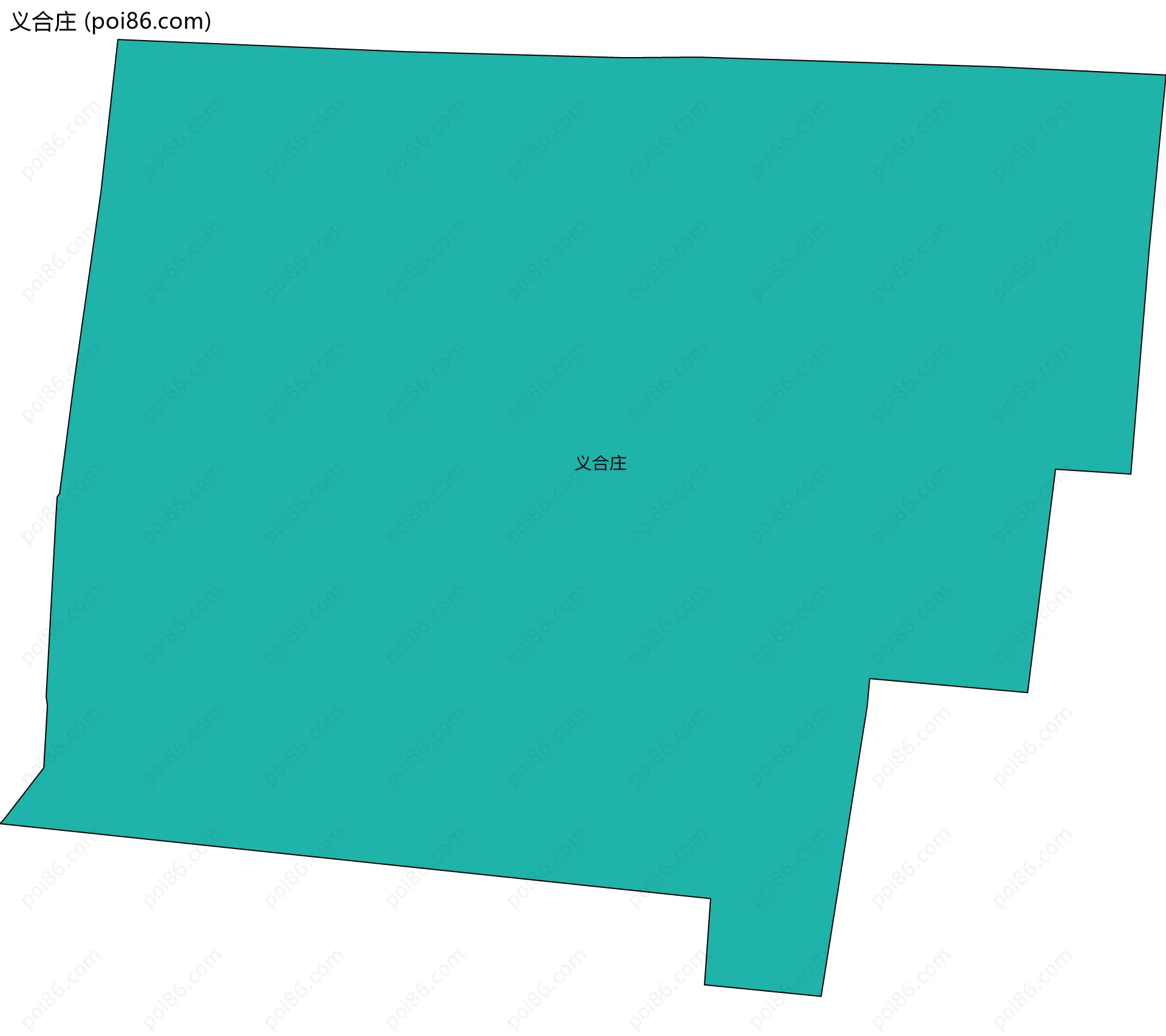 义合庄边界地图