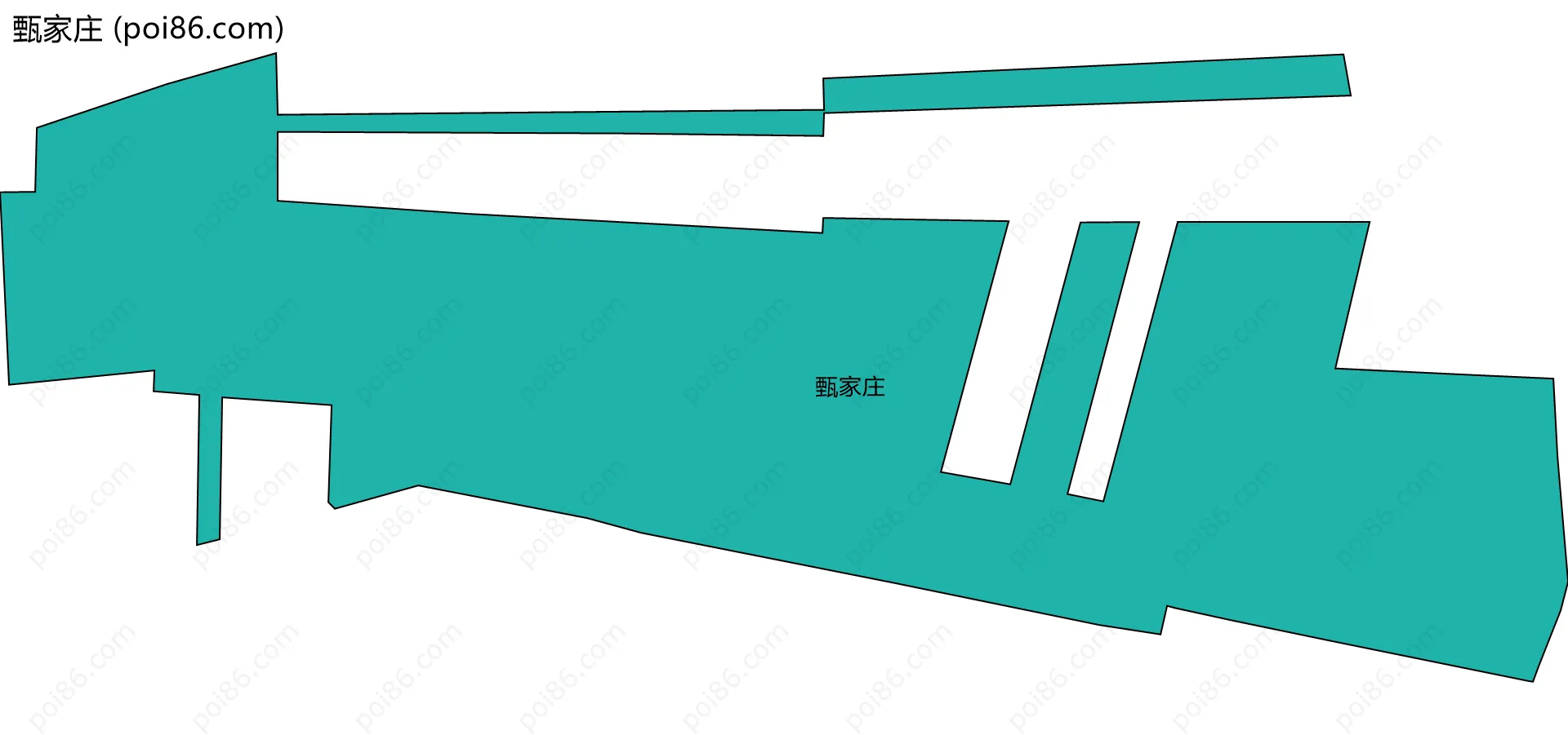 甄家庄边界地图