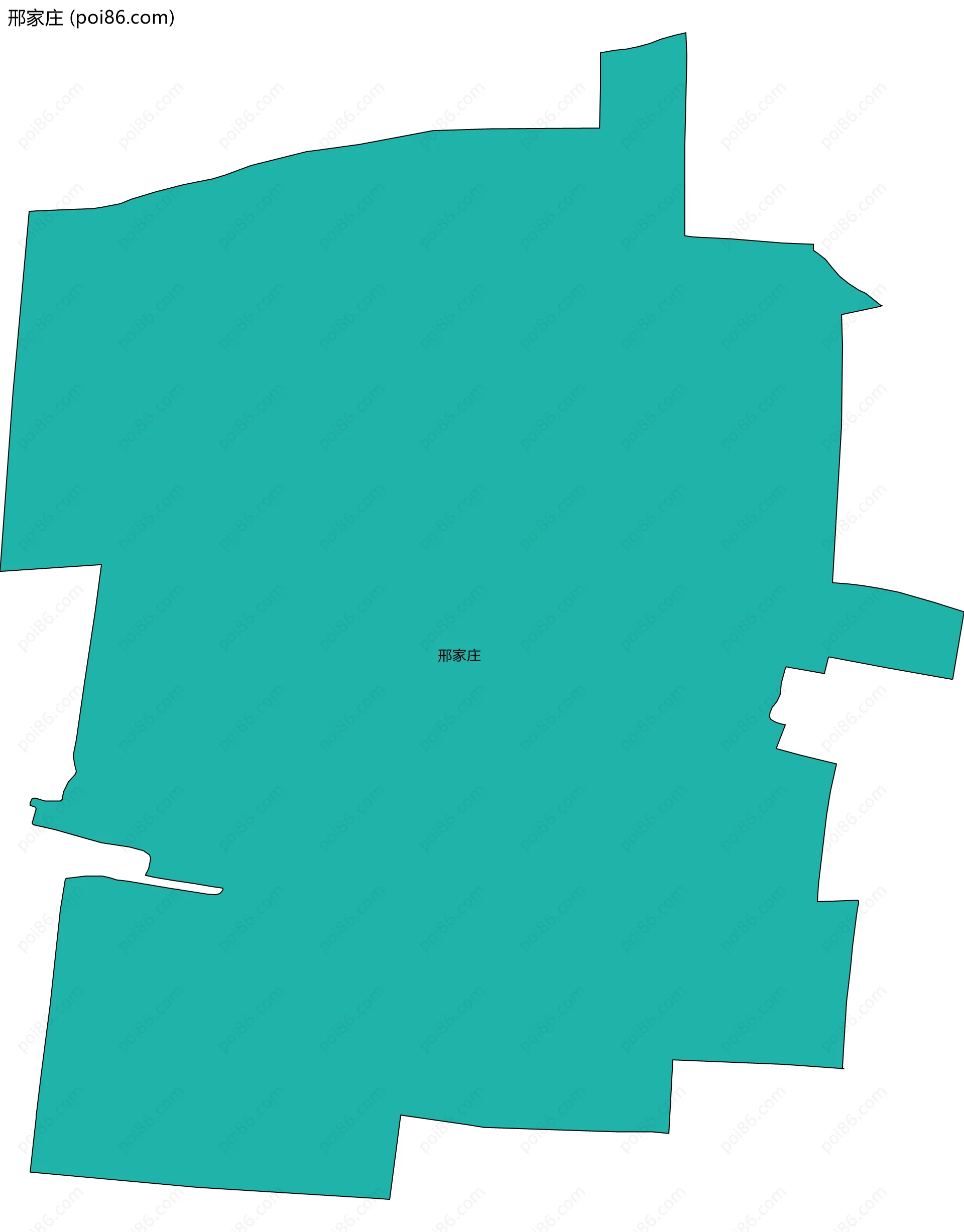 邢家庄边界地图