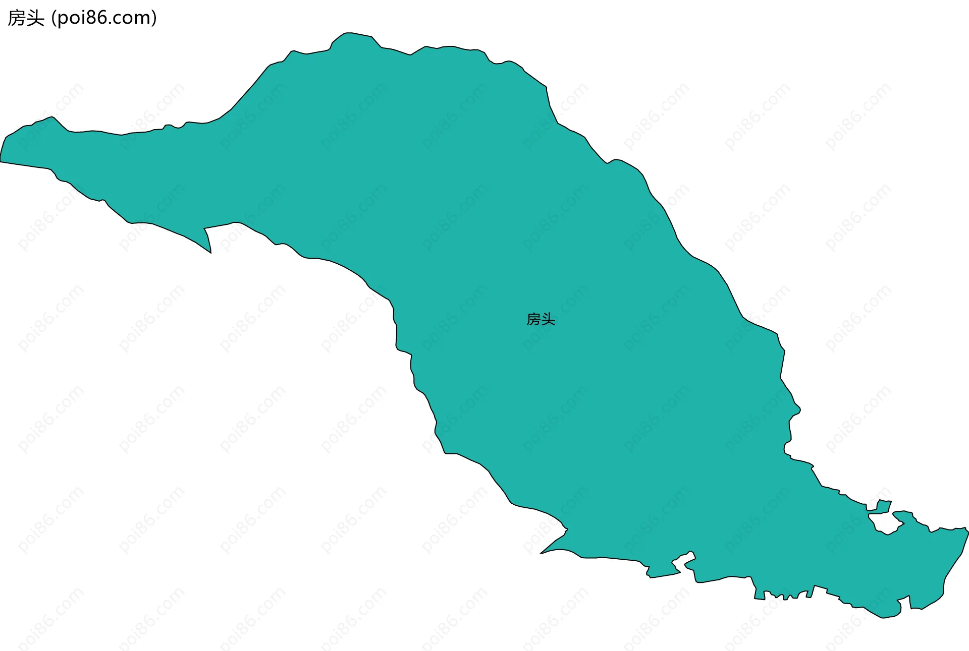 房头边界地图