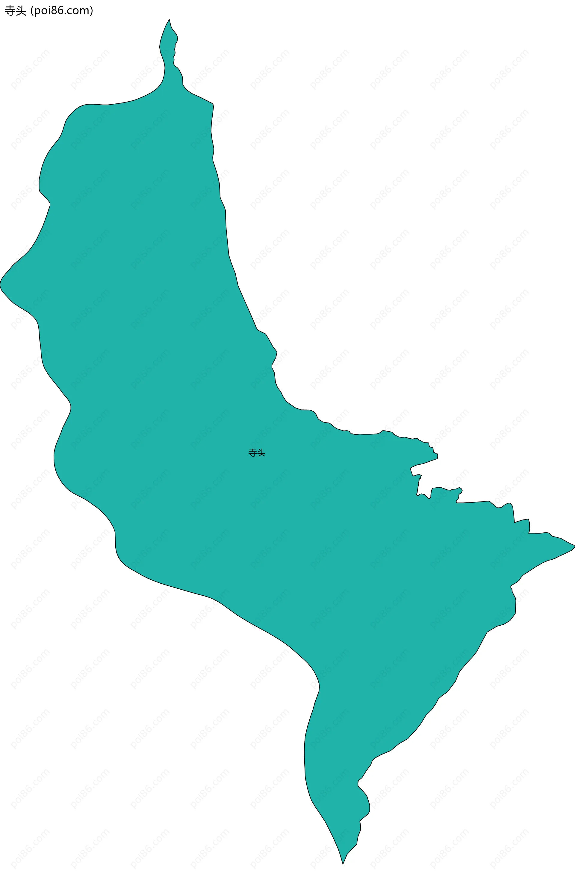 寺头边界地图