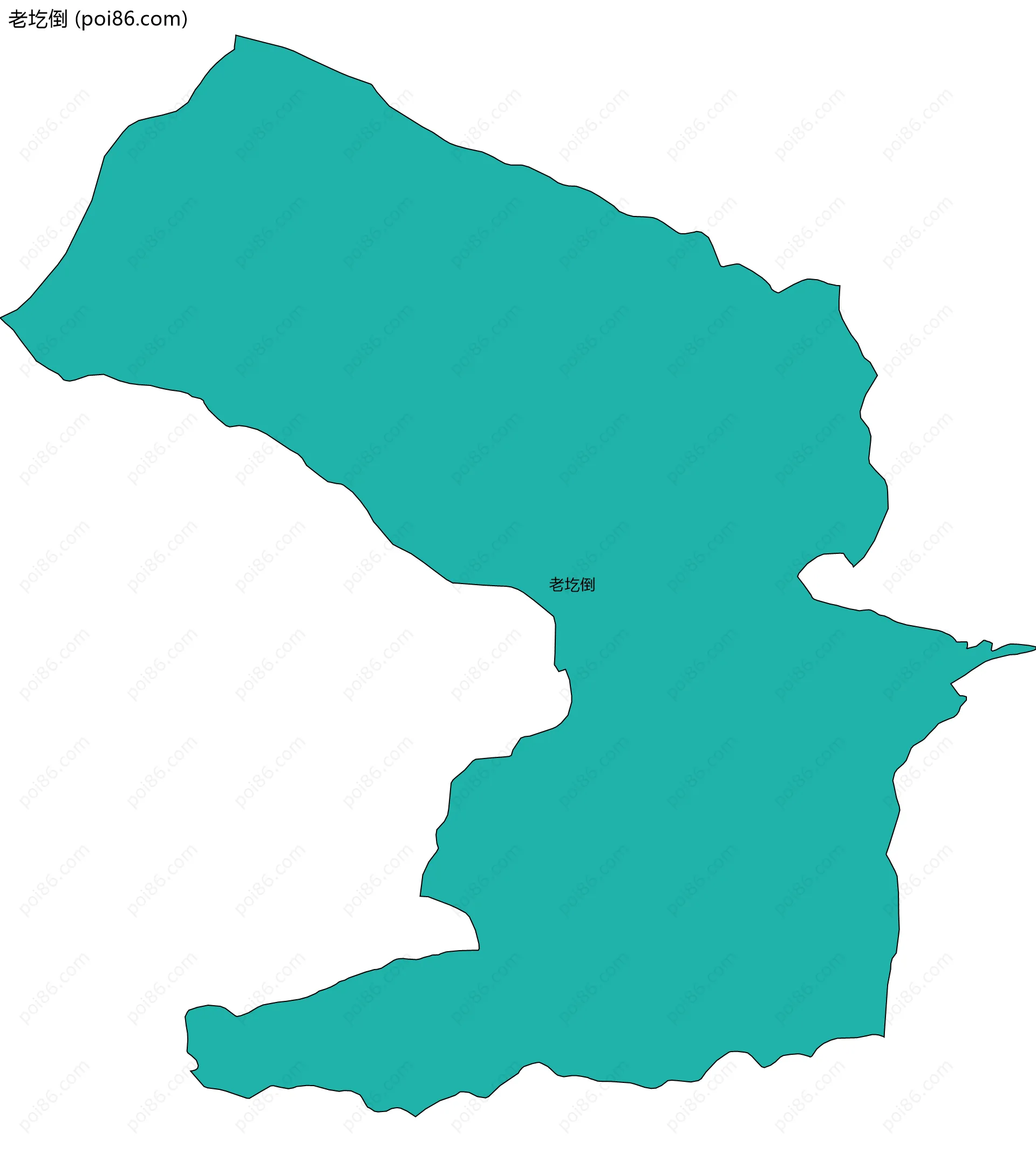 老圪倒边界地图