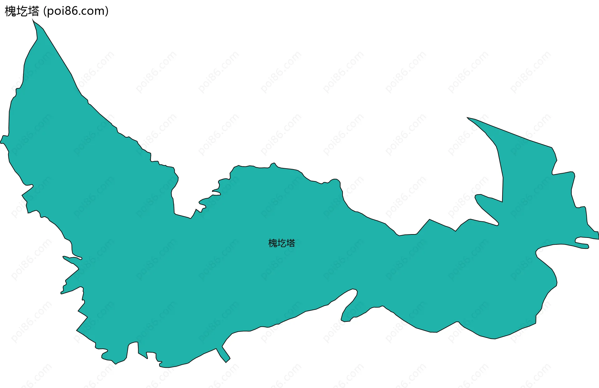 槐圪塔边界地图