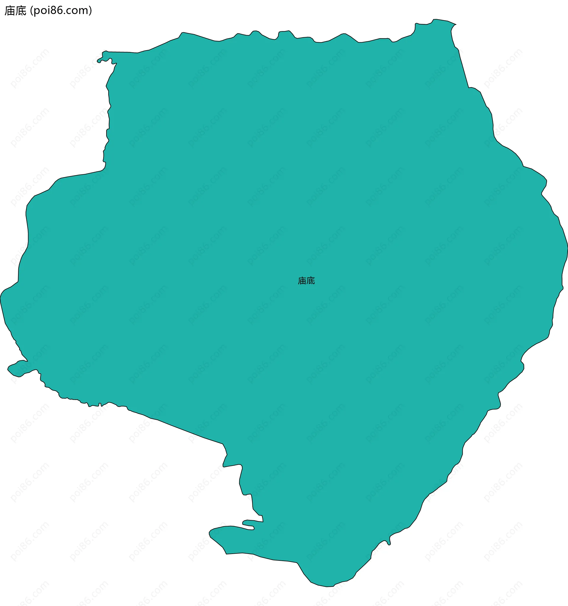 庙底边界地图