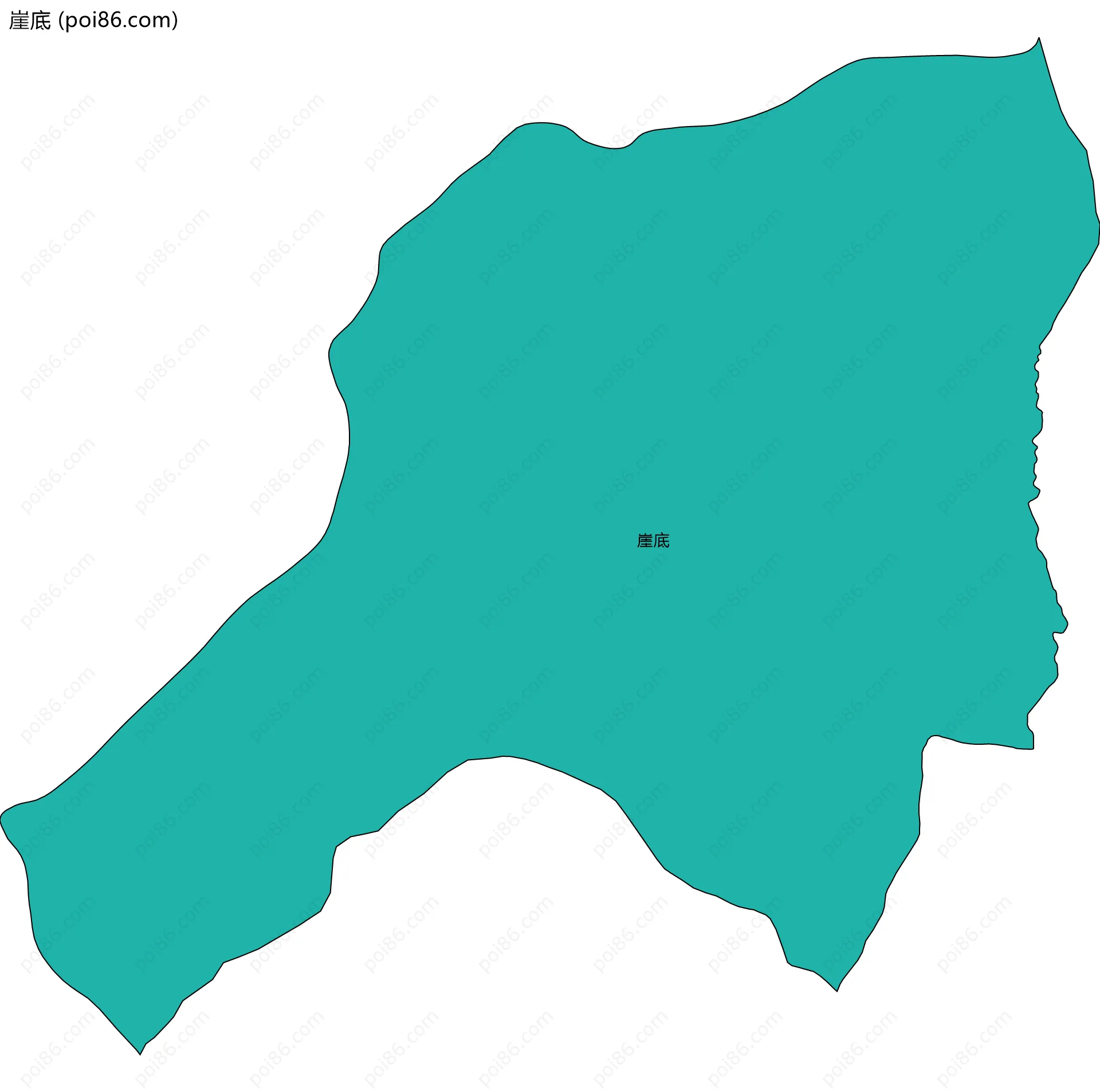 崖底边界地图
