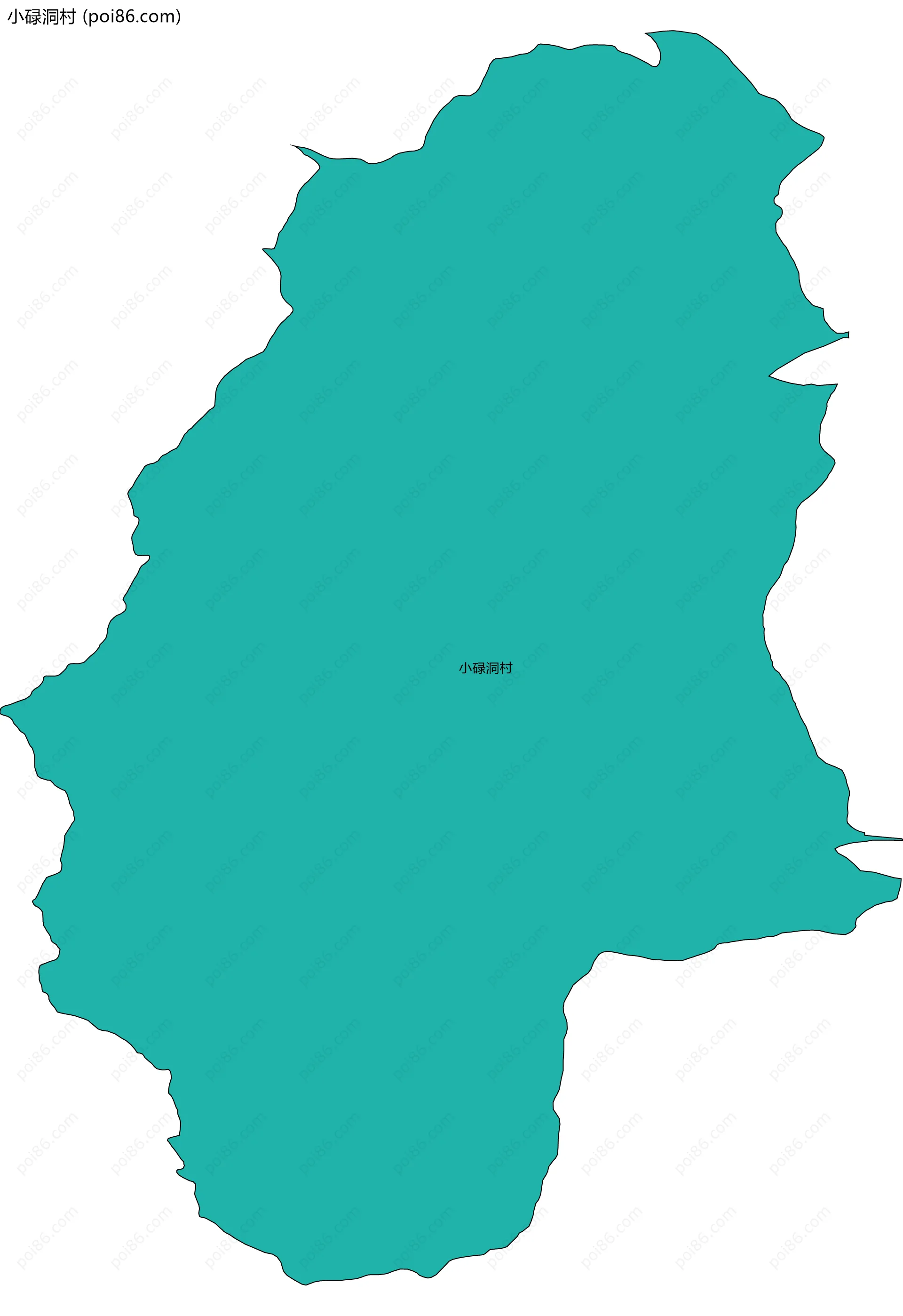 小碌洞村边界地图