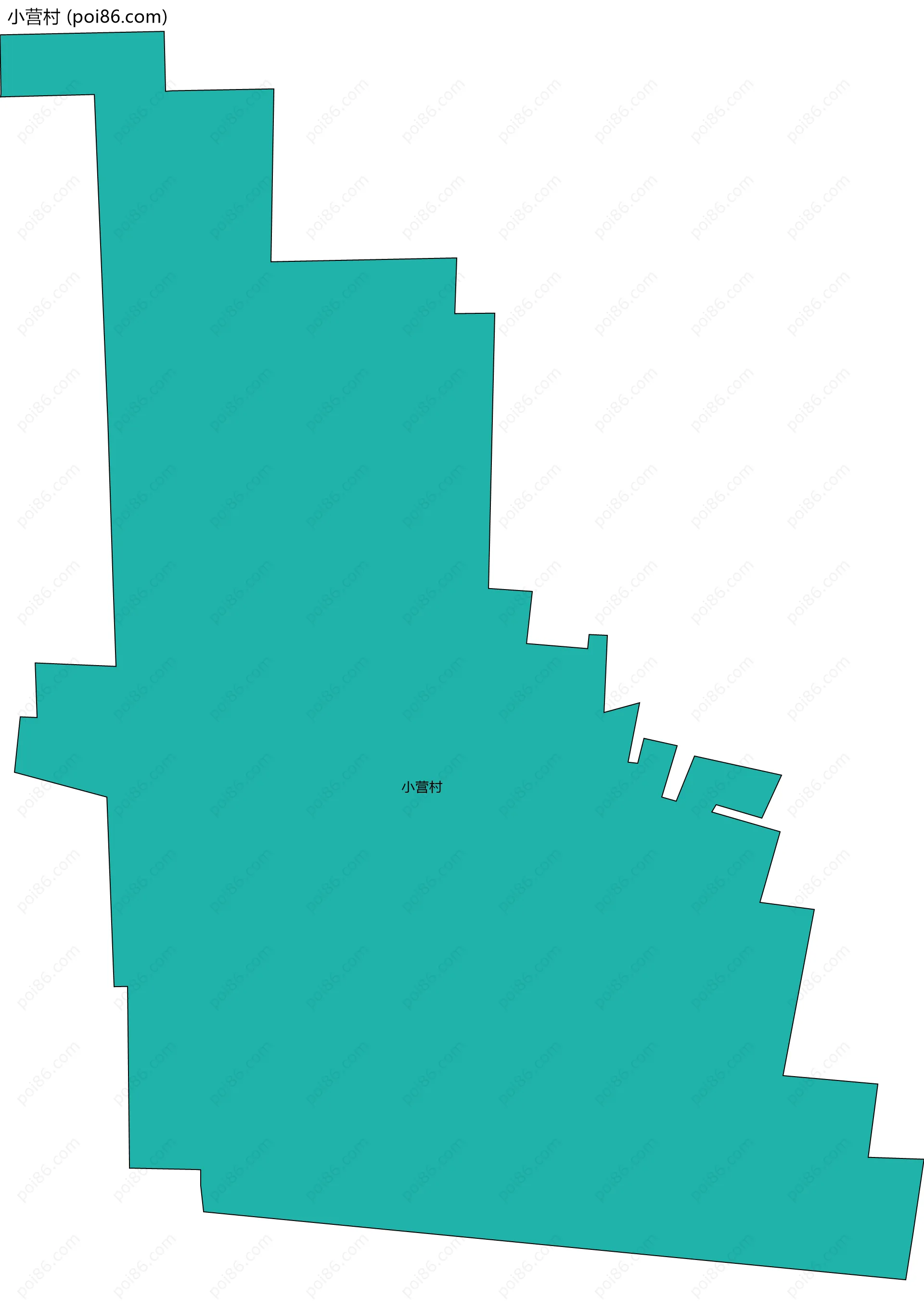 小营村边界地图