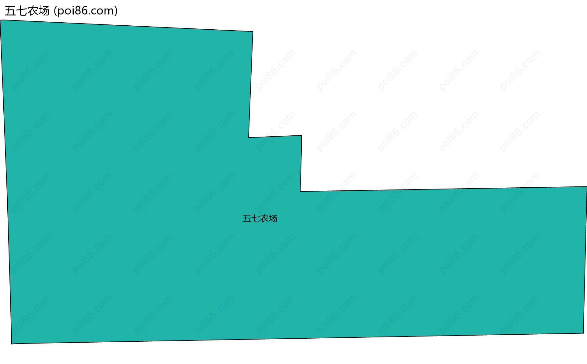 五七农场边界地图