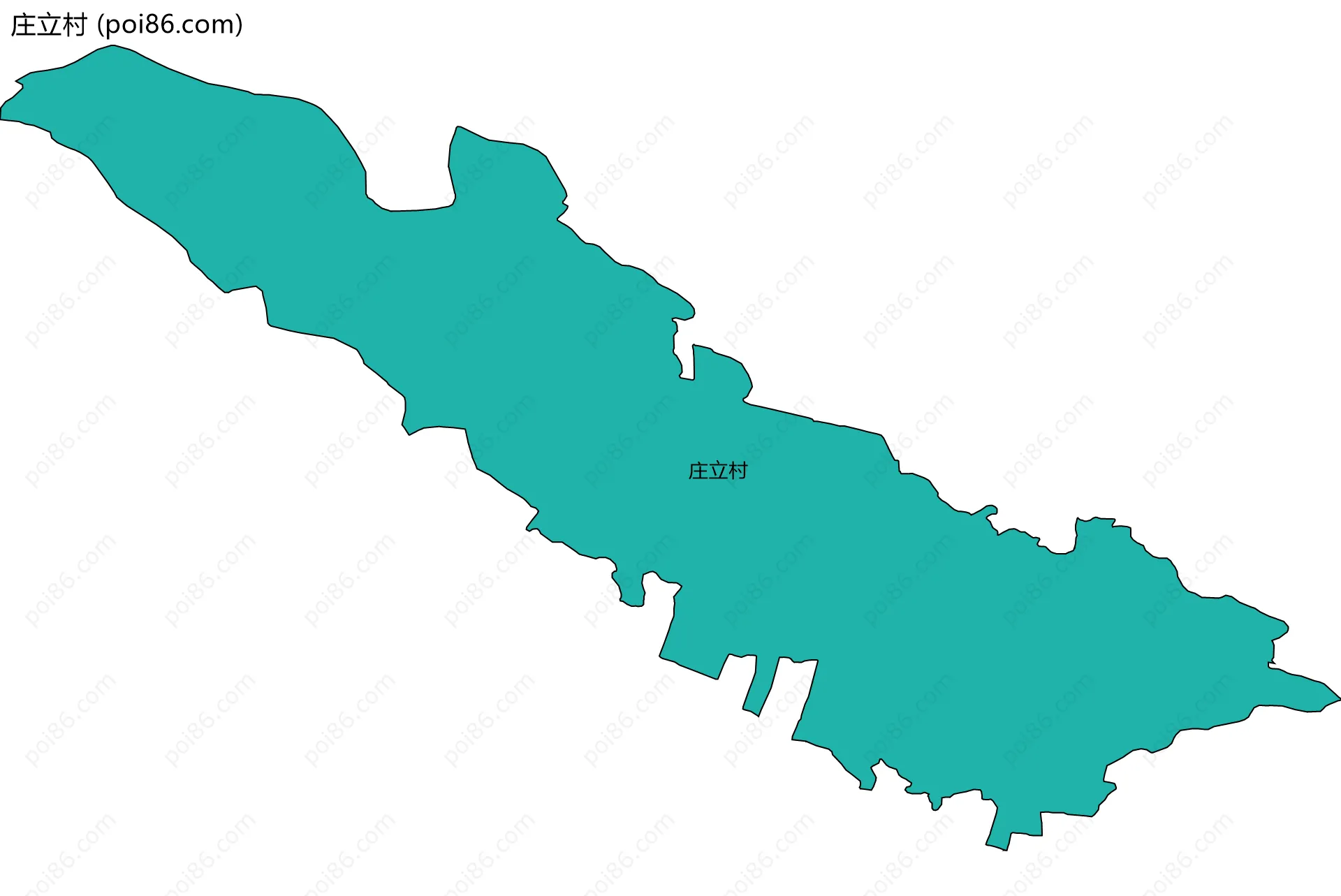 庄立村边界地图