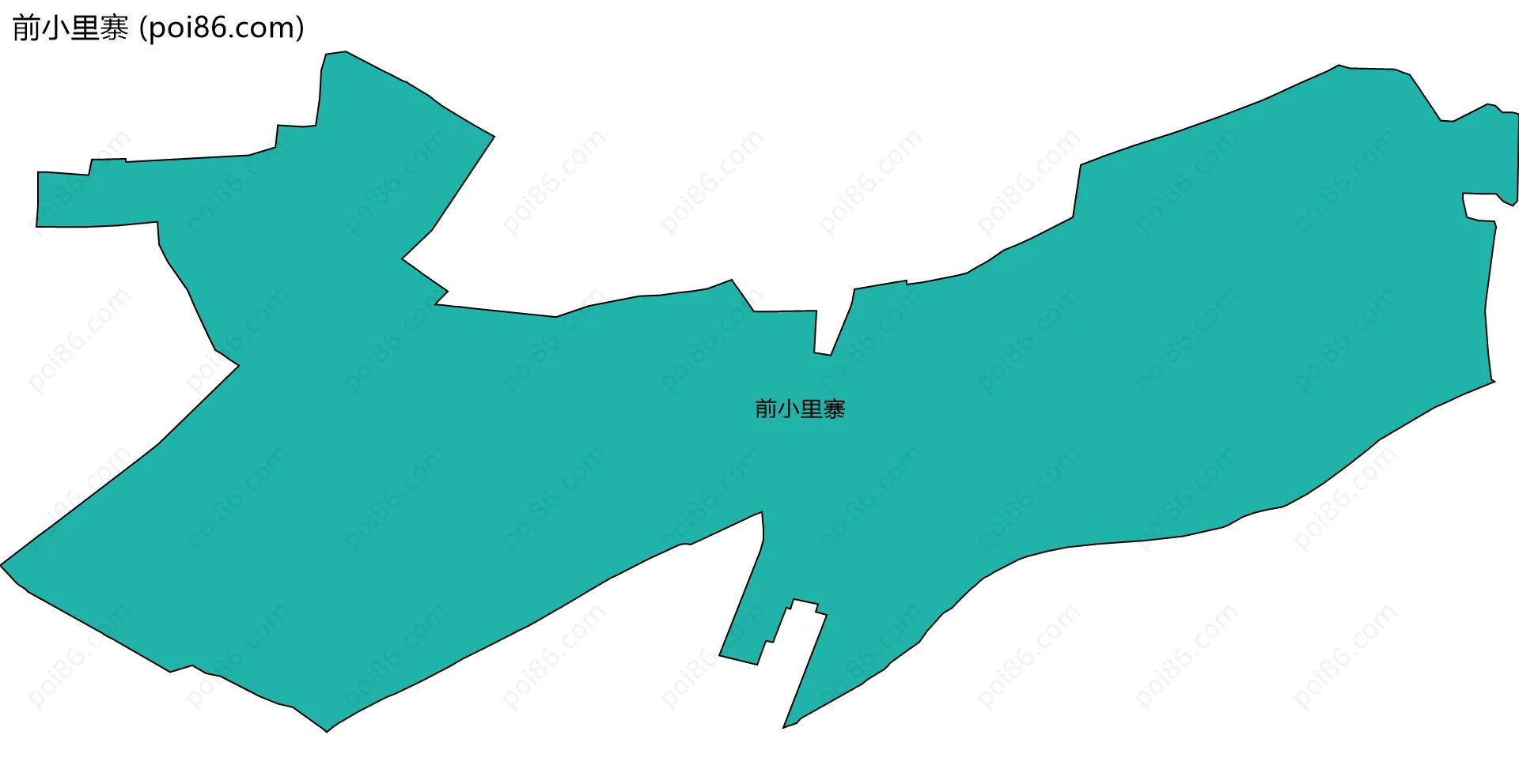 前小里寨边界地图