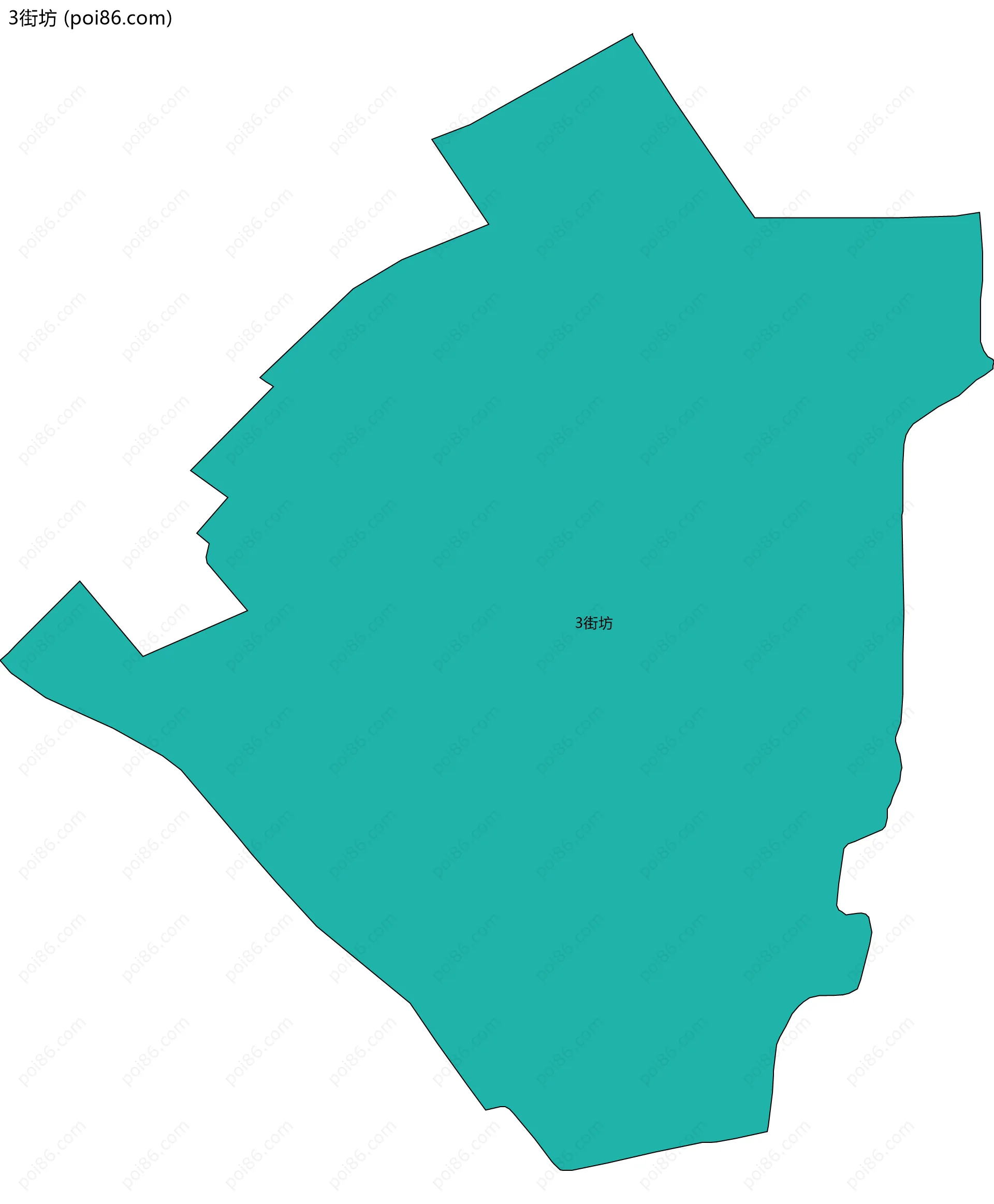 3街坊边界地图